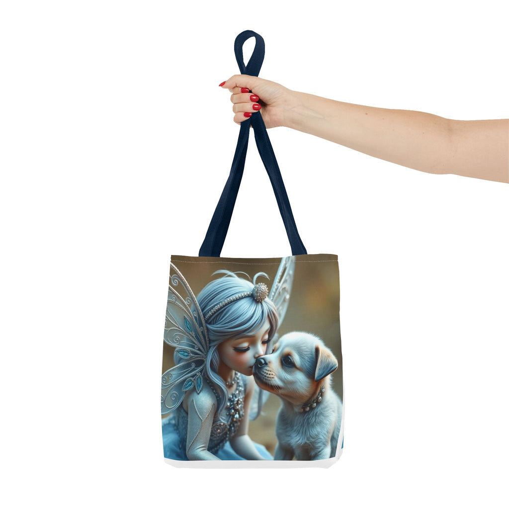 Magical Fairy Puppy Tote Bag – Fairy Portrait All-Over Print