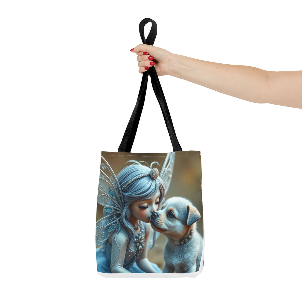 Magical Fairy Puppy Tote Bag – Fairy Portrait All-Over Print