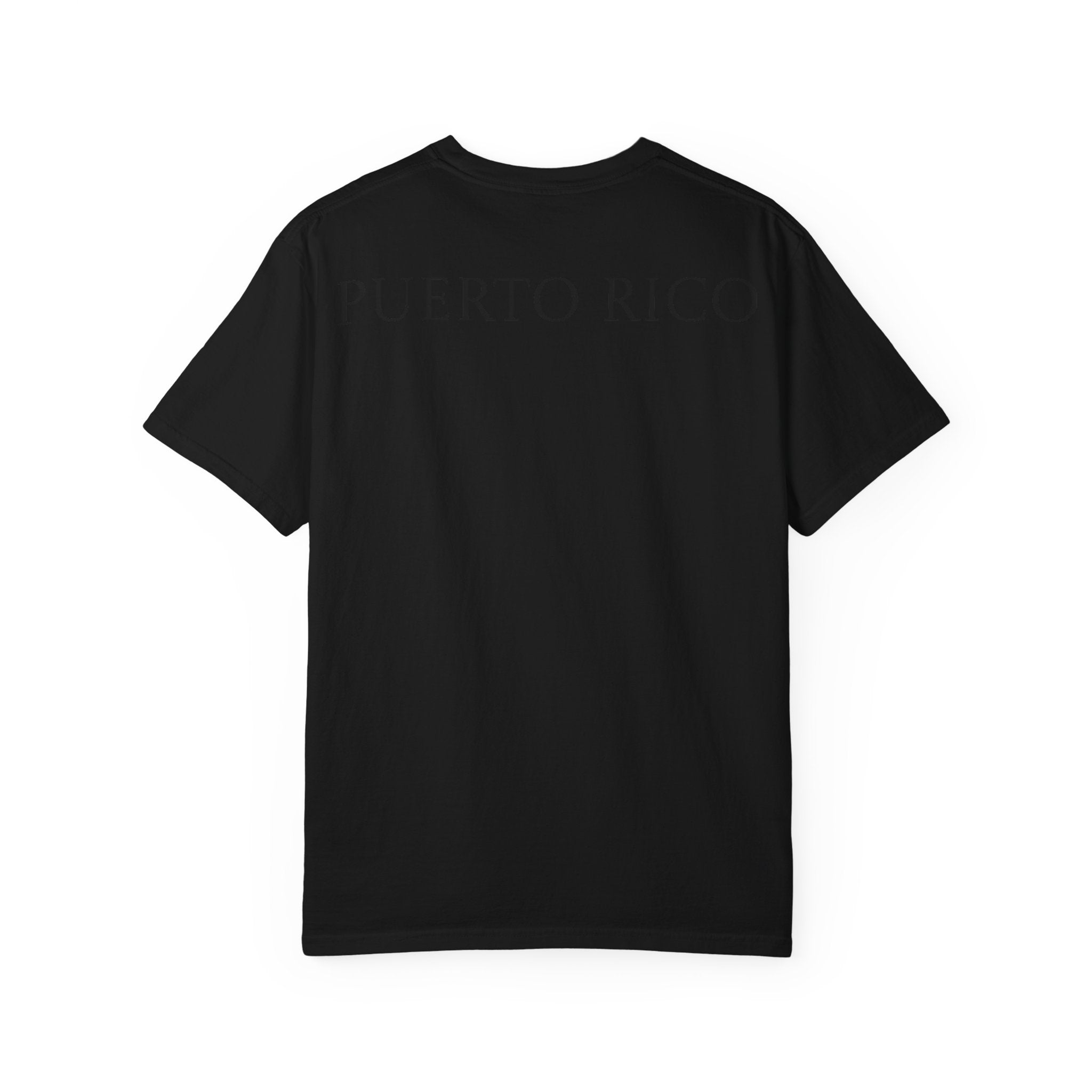 Boricua Vibes Beach T-Shirt — Puerto Rico Sunset Chair Graphic Tee