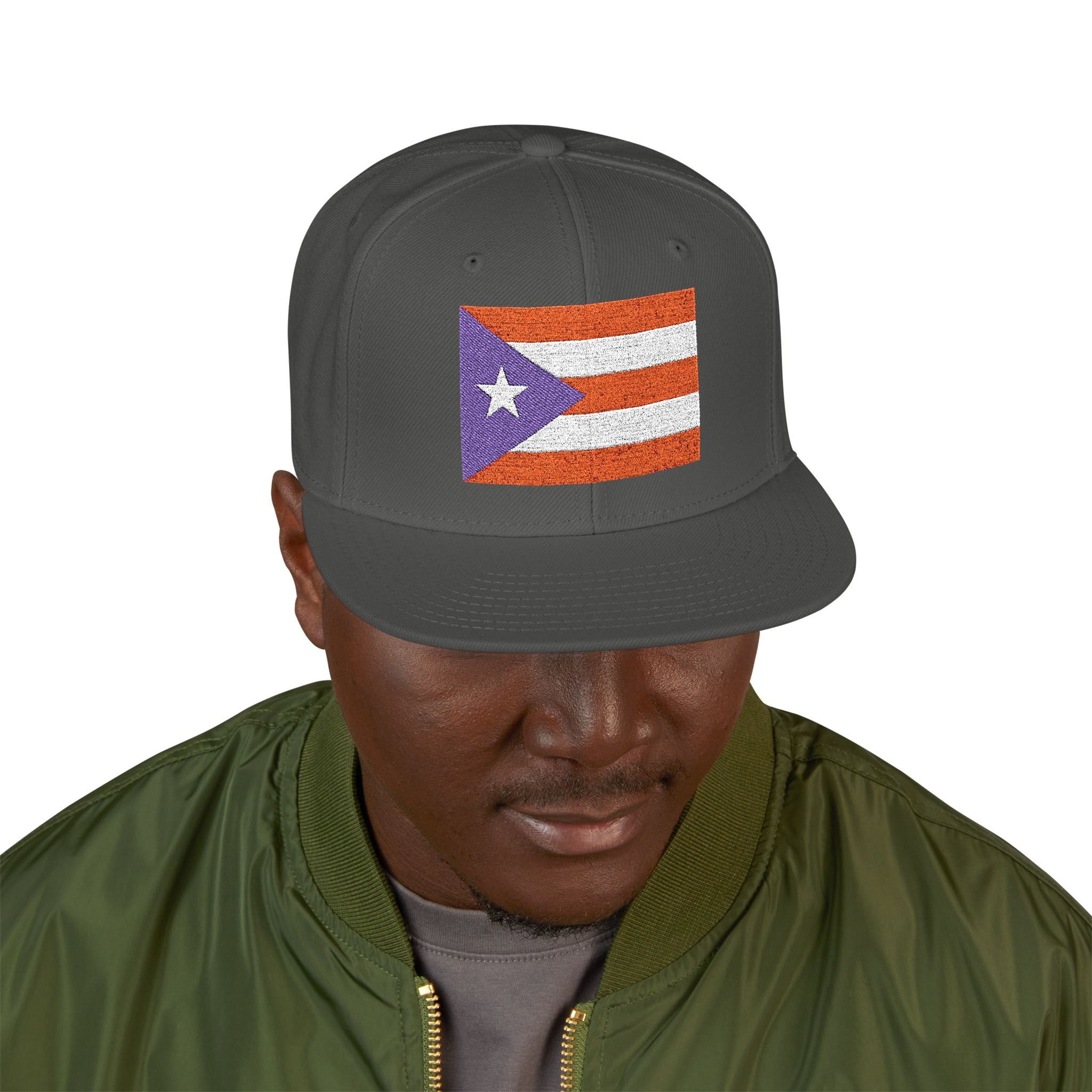 Embroidered Puerto Rico Flag — Unisex Streetwear Cap