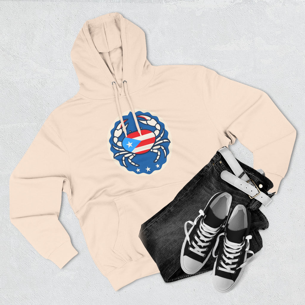 Puerto Rico Crab Hoodie / Cangrejo Sweatshirt, Island Sweatshirt