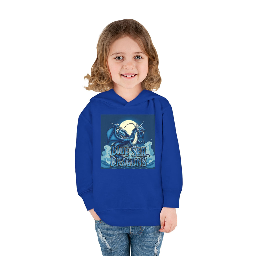 Toddler Hoodie - Blue Sea Adventures Nautical Sailboat Fleece Pullover
