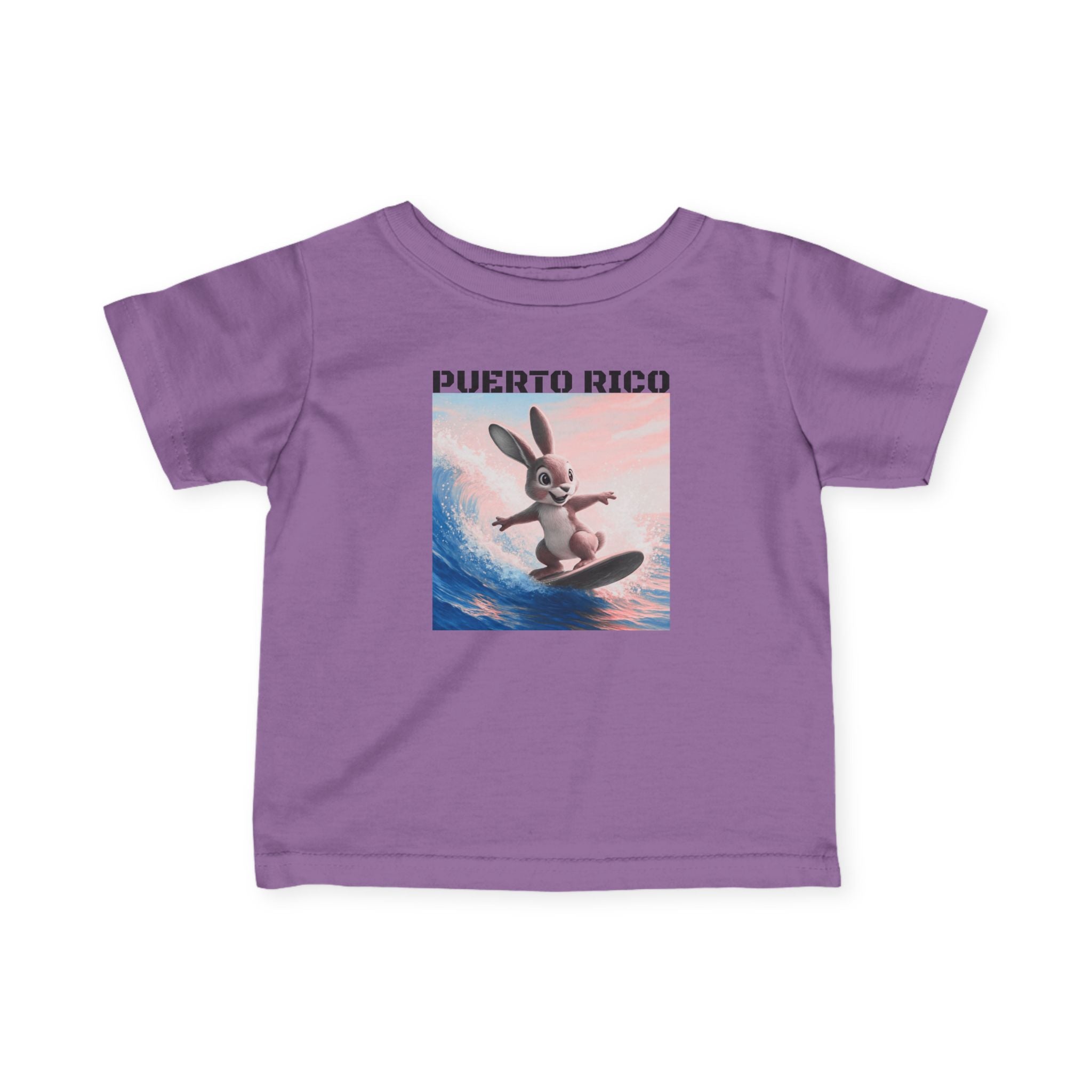 Infant Tee — Surfing Bunny Puerto Rico T-Shirt