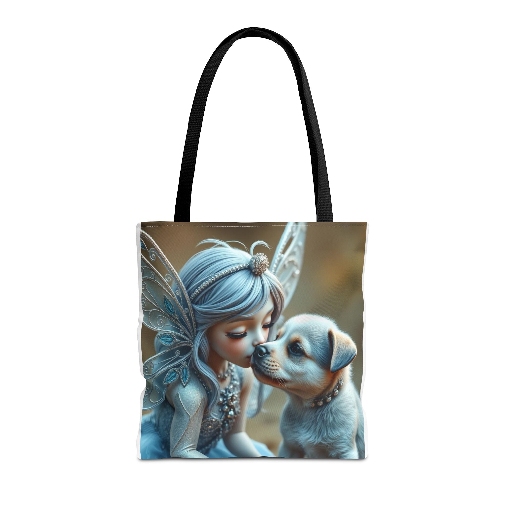 Magical Fairy Puppy Tote Bag – Fairy Portrait All-Over Print