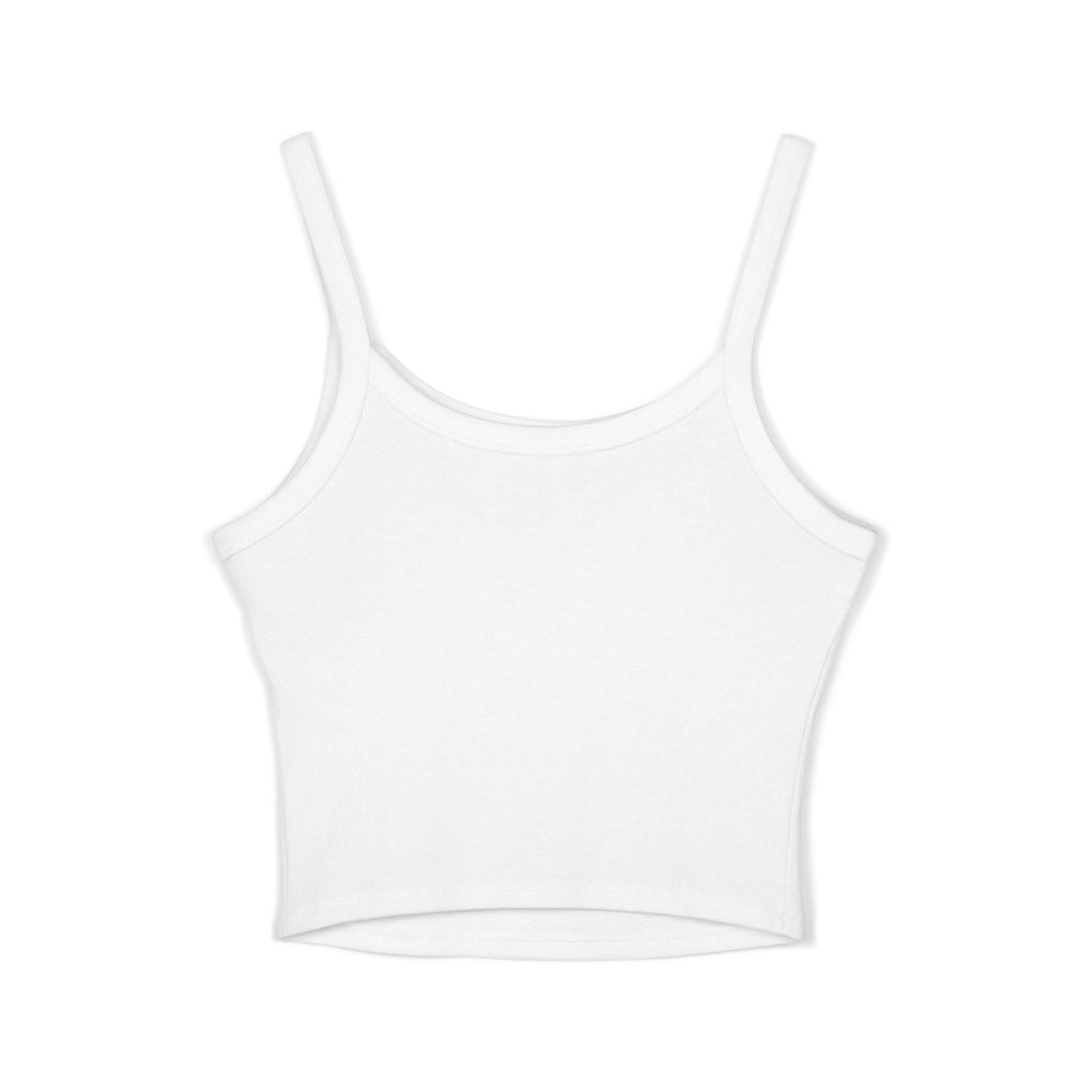 Romantic Heart Crop Tank — Seamos "Amor"  Infinitos Spaghetti Strap Top