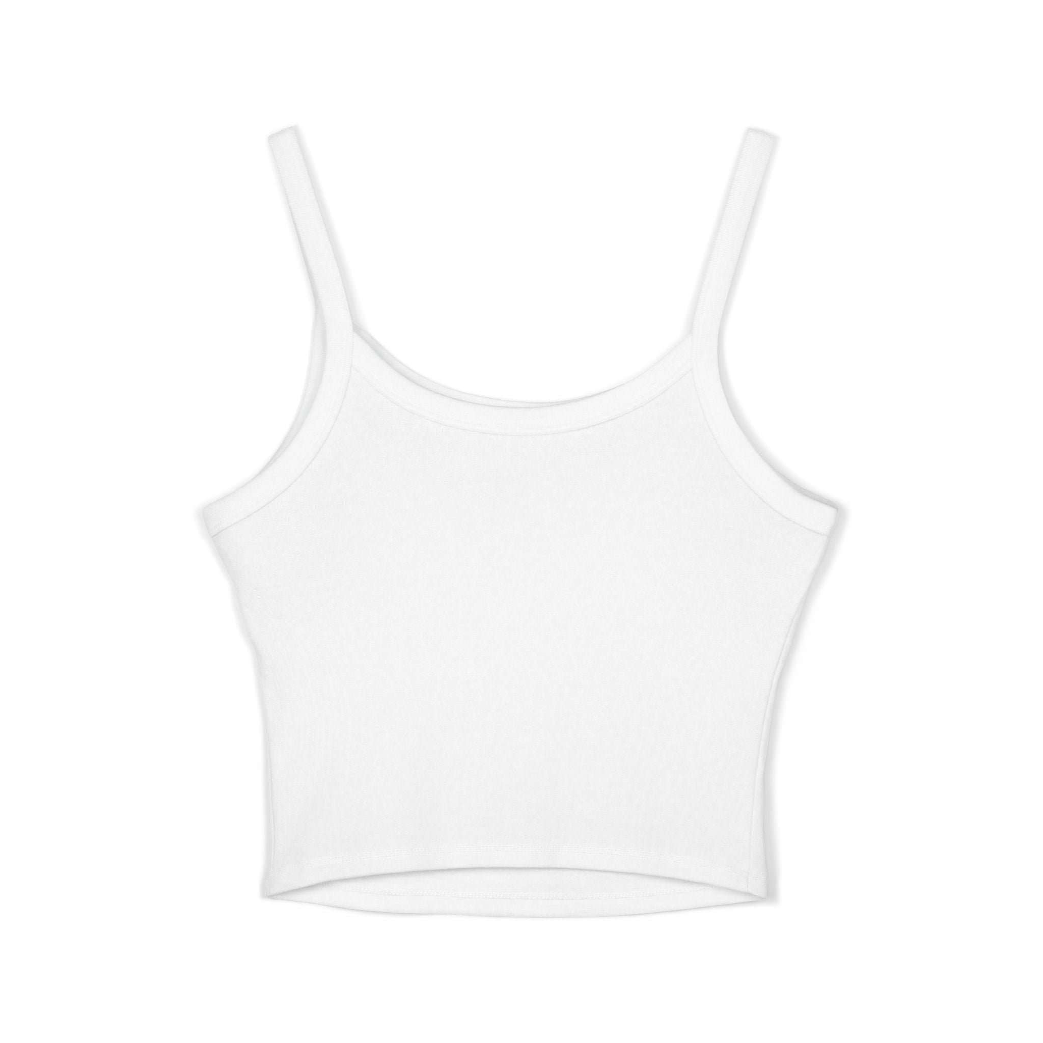 Romantic Heart Crop Tank — Seamos "Amor"  Infinitos Spaghetti Strap Top