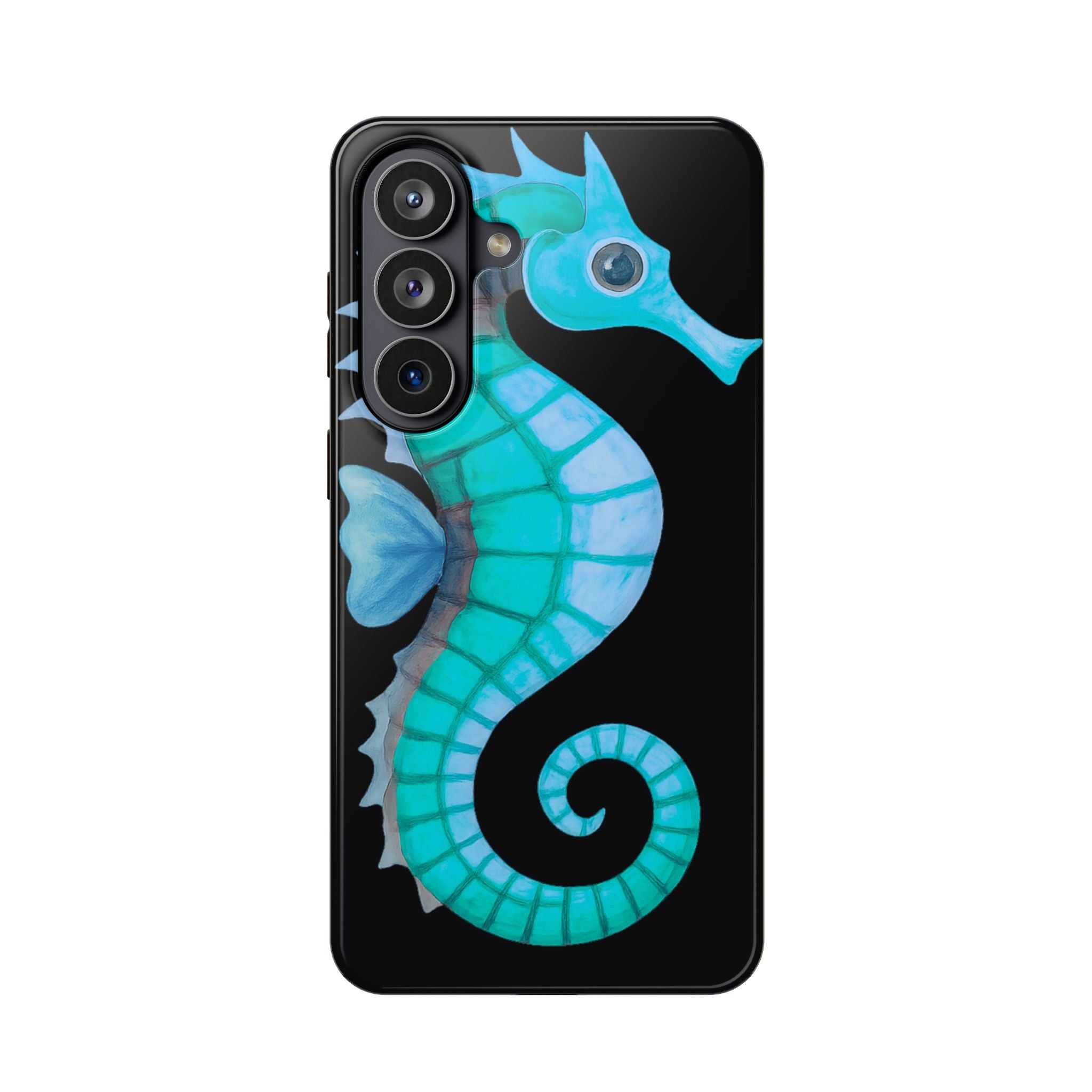 Seahorse Magnetic Impact-Resistant Phone Case — Turquoise Coastal Design S-26