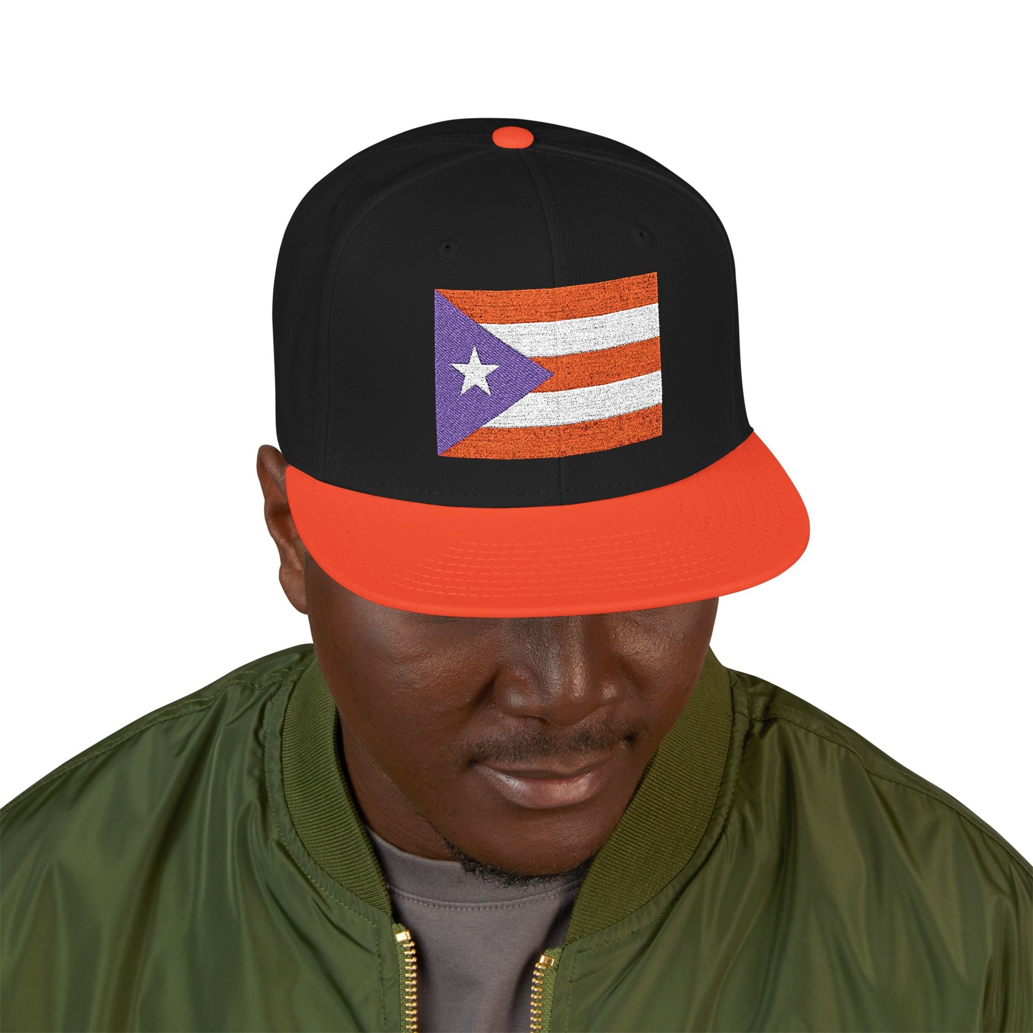Embroidered Puerto Rico Flag — Unisex Streetwear Cap