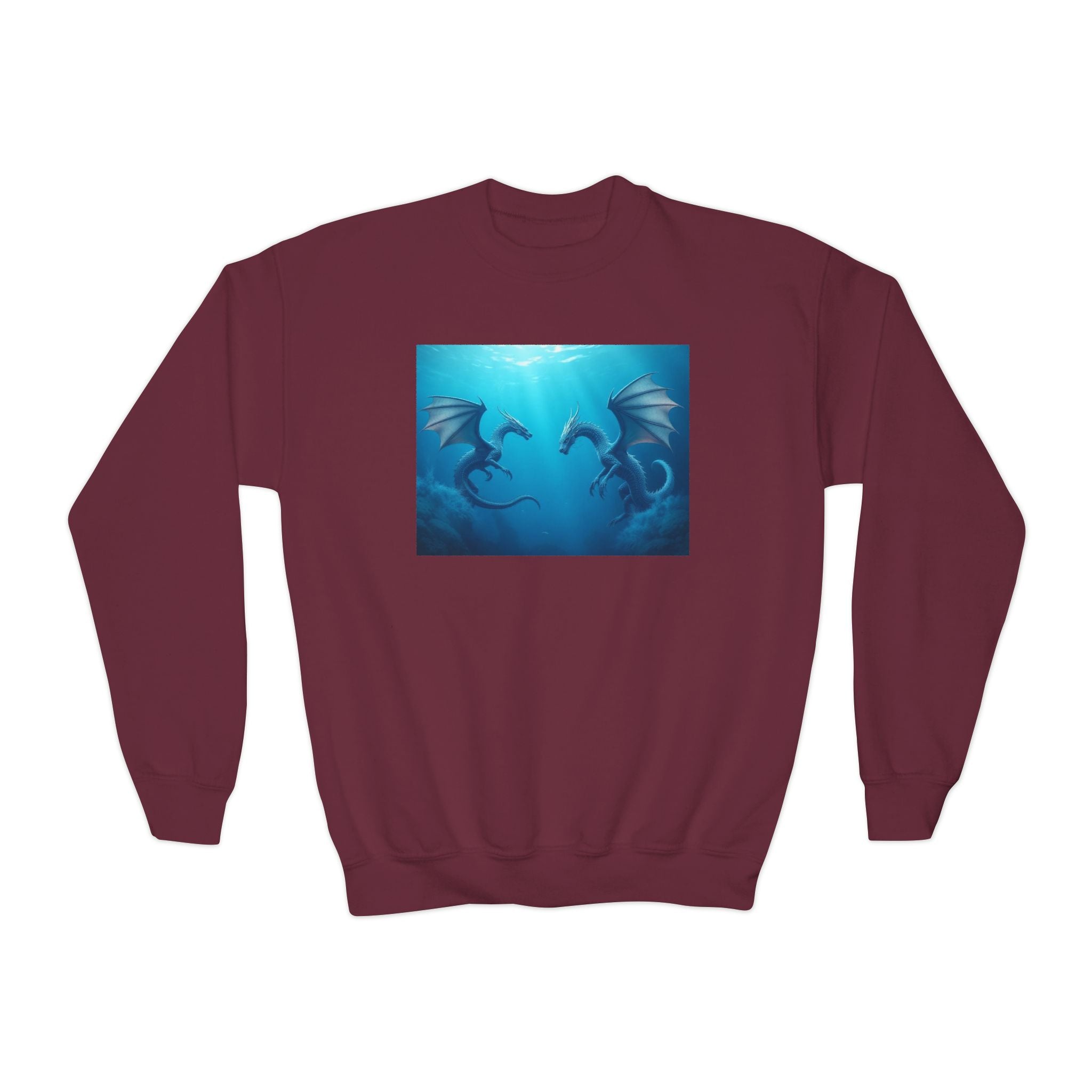 Blue Sea Dragons Adventure Crewneck Sweatshirt