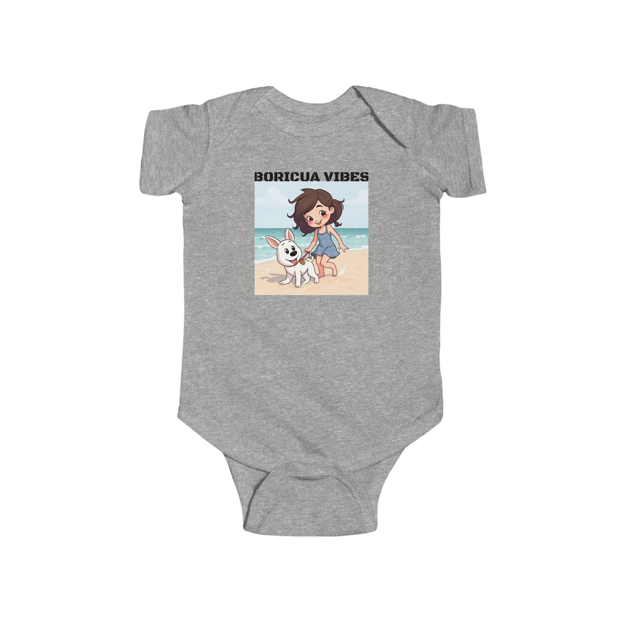 Puerto Rico Themed Bodysuit – Boricua Vibes Summer Onesie