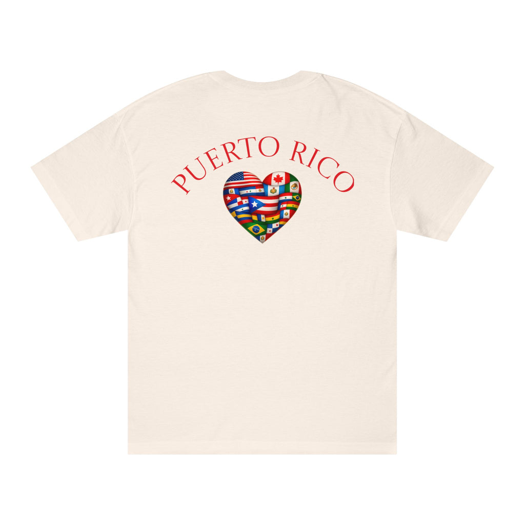 Floral Mexican / Puerto Rican Flag Design