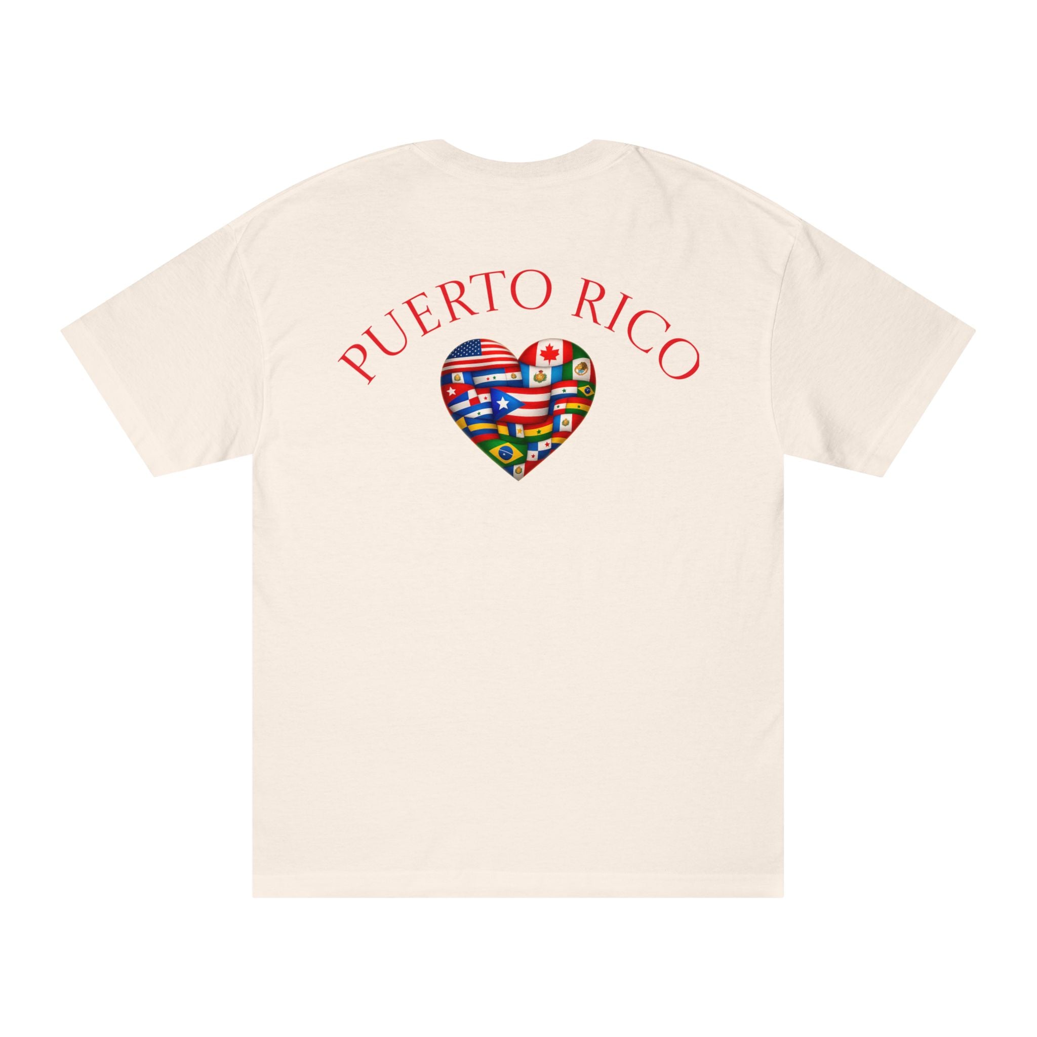 Floral Mexican / Puerto Rican Flag Design