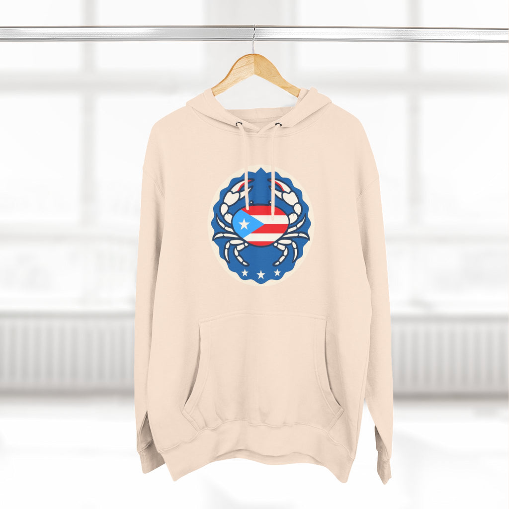 Puerto Rico Crab Hoodie / Cangrejo Sweatshirt, Island Sweatshirt