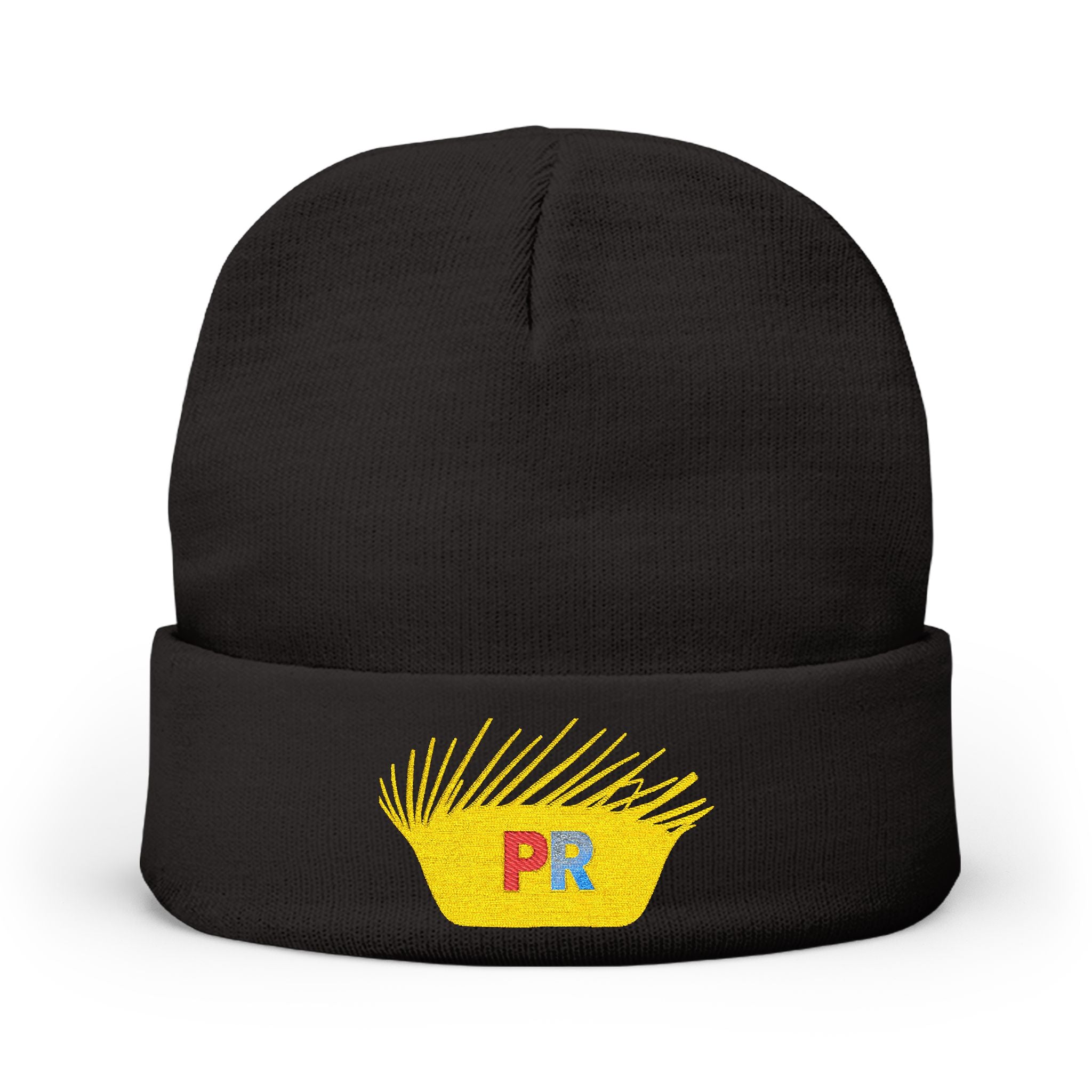 Knit Beanie (Embroidery) PAVA Puerto Rico Pride