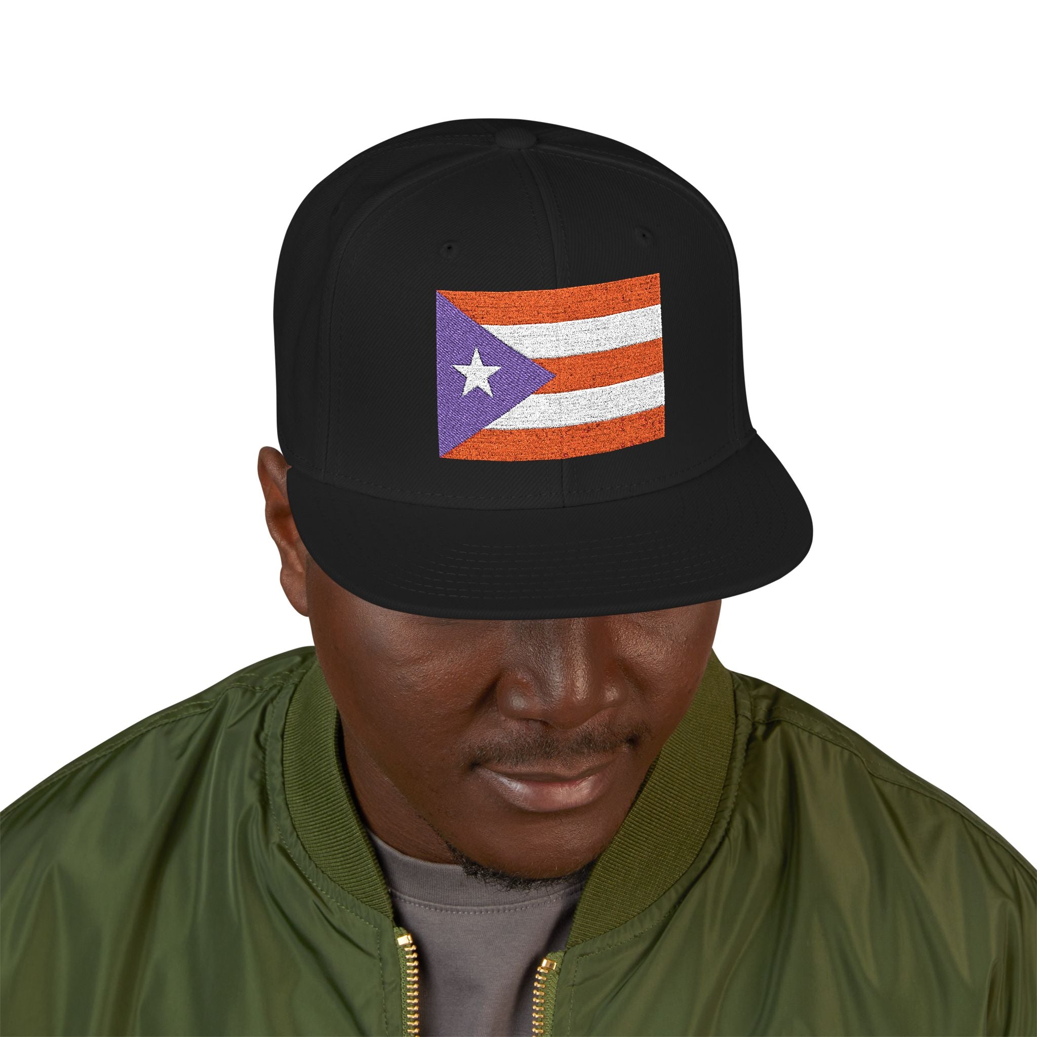 Embroidered Puerto Rico Flag — Unisex Streetwear Cap