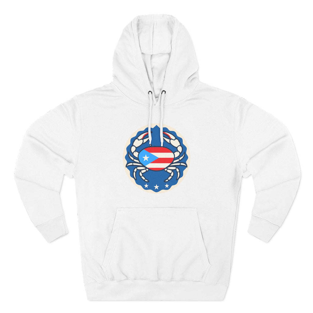 Puerto Rico Crab Hoodie / Cangrejo Sweatshirt, Island Sweatshirt