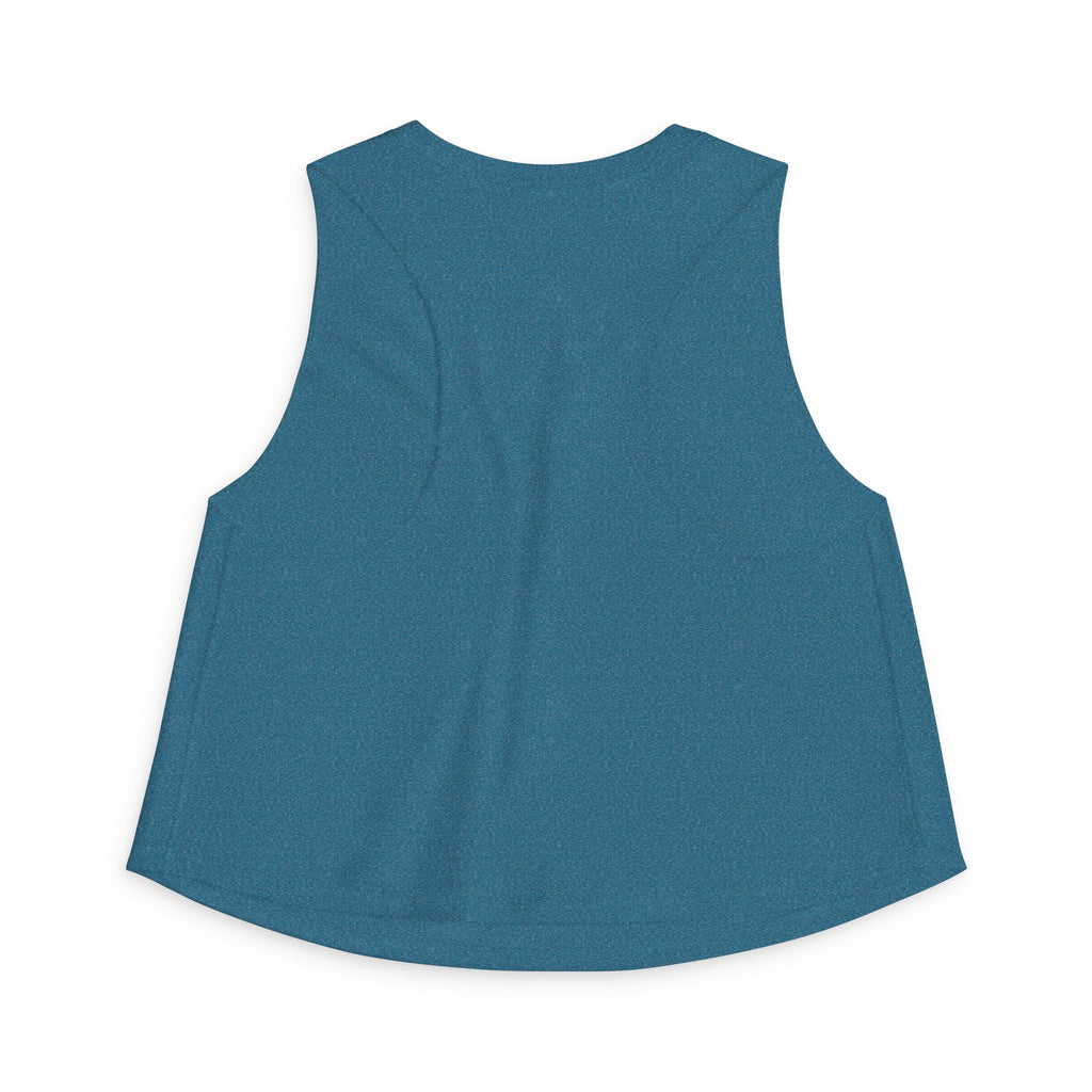 Dancer Silhouette Crop Top – Gold Hearts Ballet Tank for Women