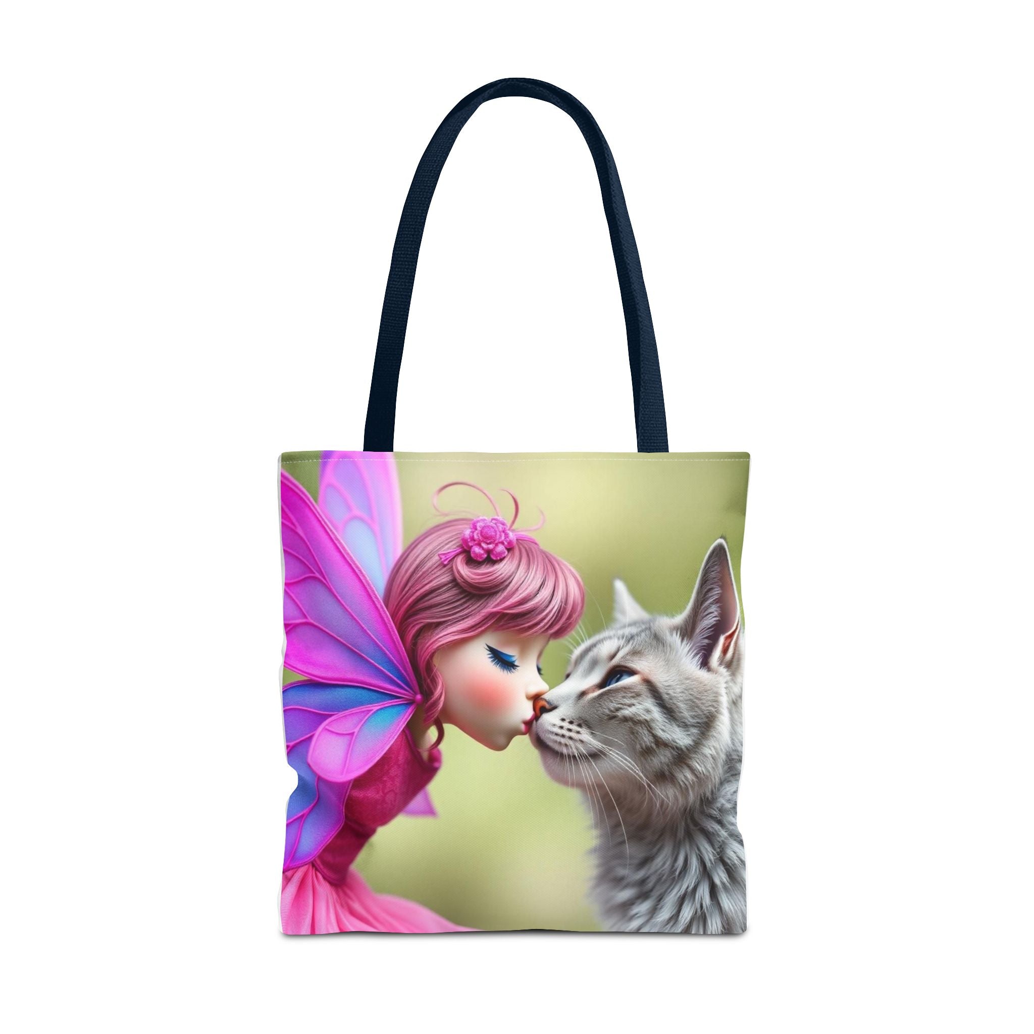 Magical Fairy Cat Tote Bag — Fairy Cat Art Tote