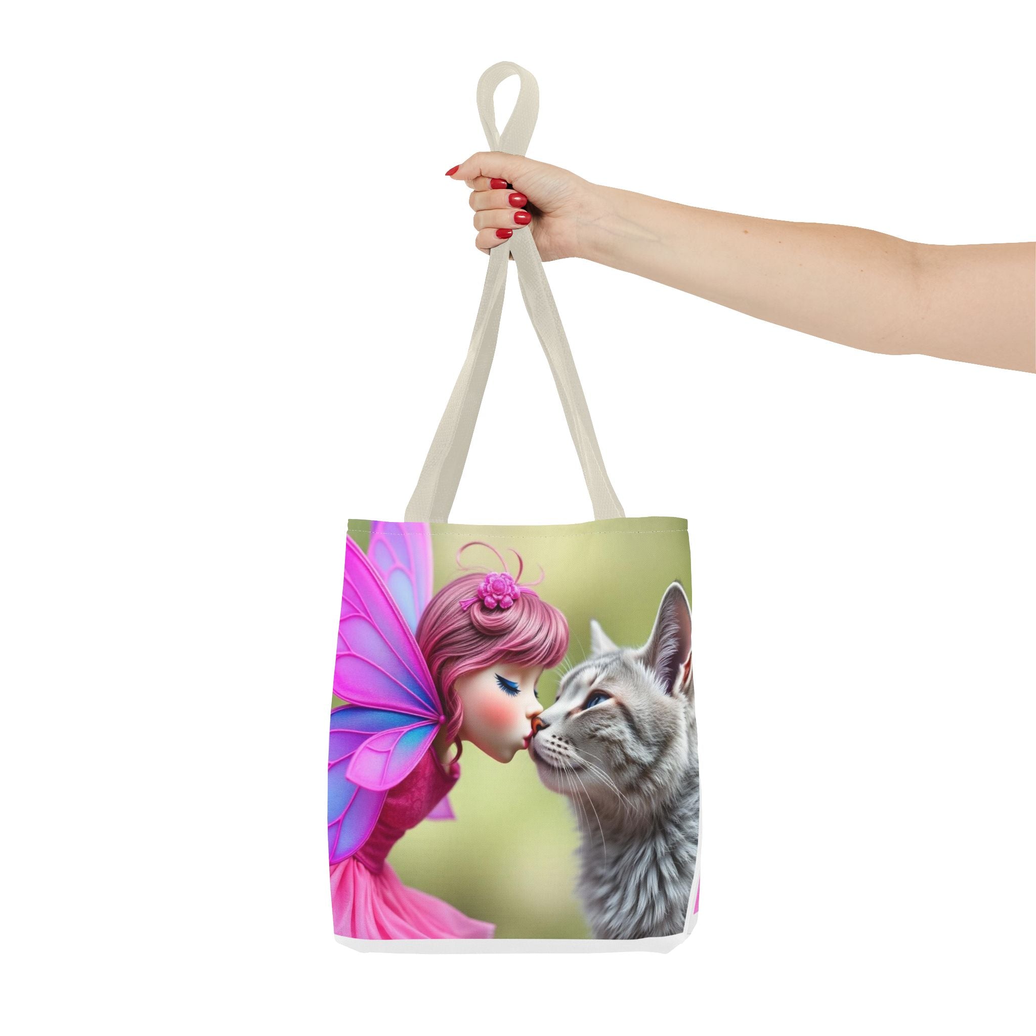 Magical Fairy Cat Tote Bag — Fairy Cat Art Tote