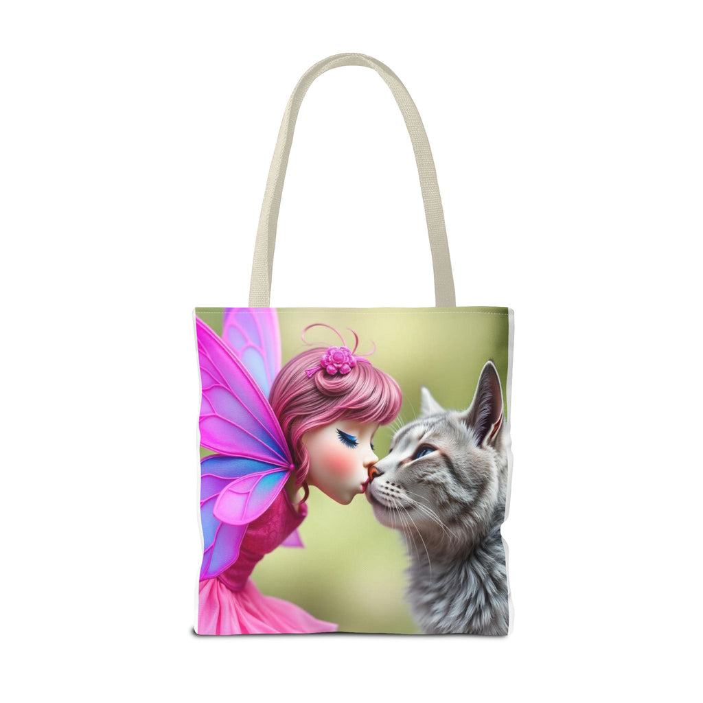 Magical Fairy Cat Tote Bag — Fairy Cat Art Tote