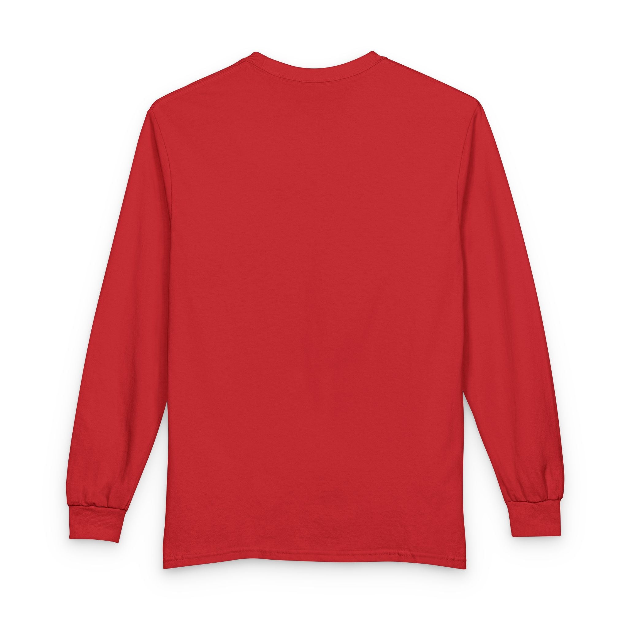 Red, White and "Azure" Blue Hibiscus Long Sleeve T-Shirt | Puerto Rico Love