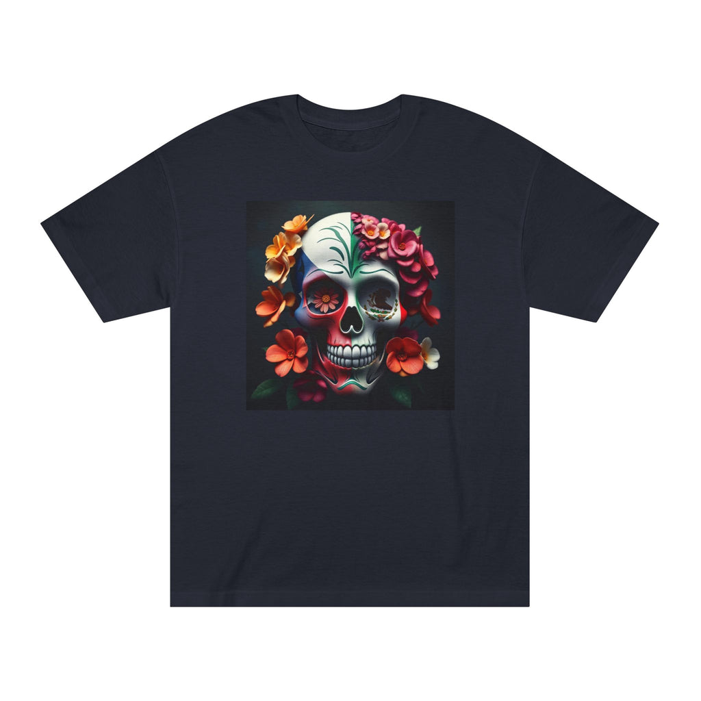 Floral Mexican / Puerto Rican Flag Design