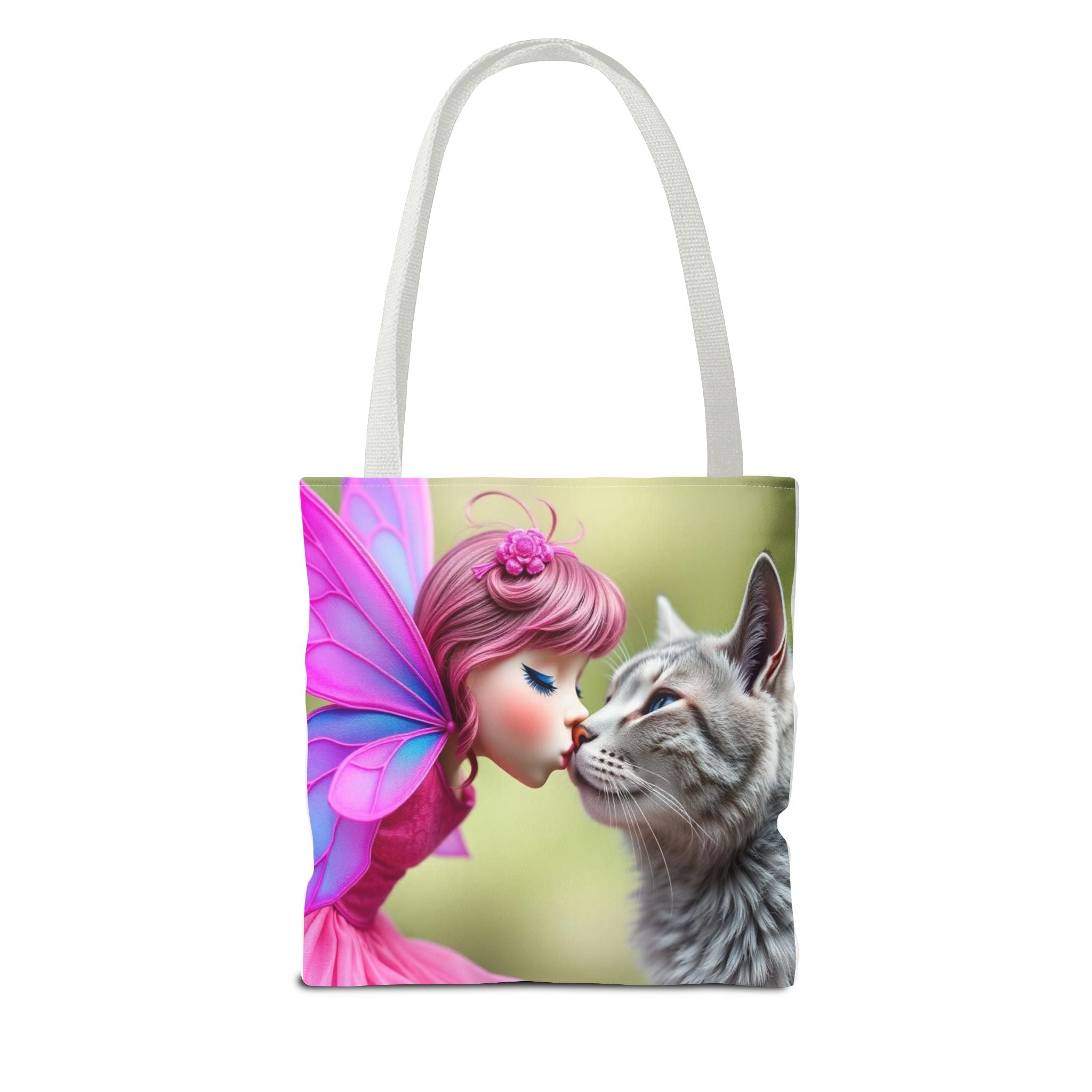 Magical Fairy Cat Tote Bag — Fairy Cat Art Tote