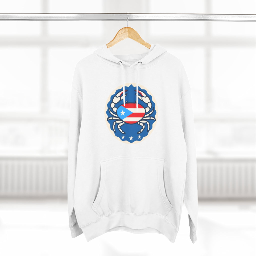 Puerto Rico Crab Hoodie / Cangrejo Sweatshirt, Island Sweatshirt