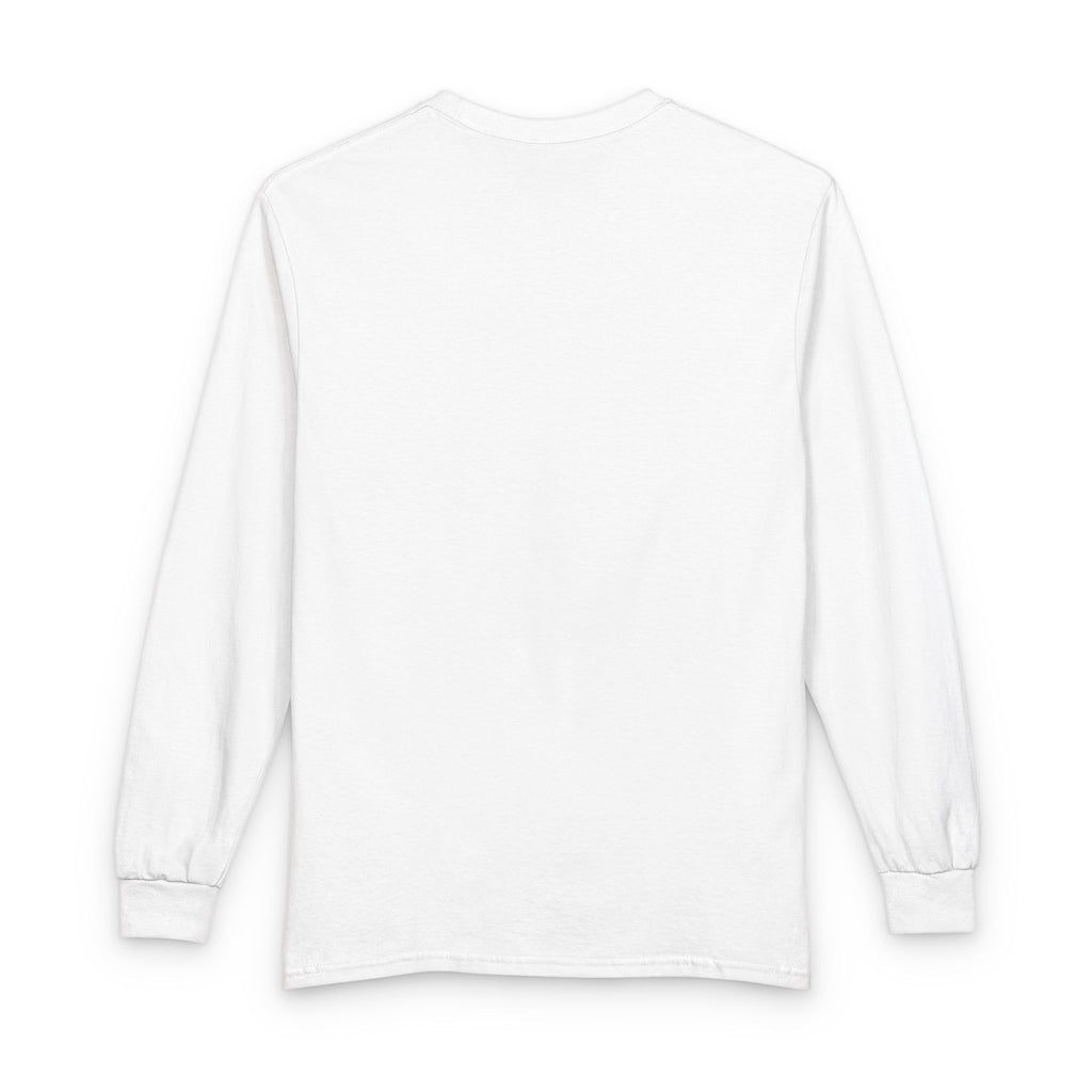 Red, White and "Azure" Blue Hibiscus Long Sleeve T-Shirt | Puerto Rico Love