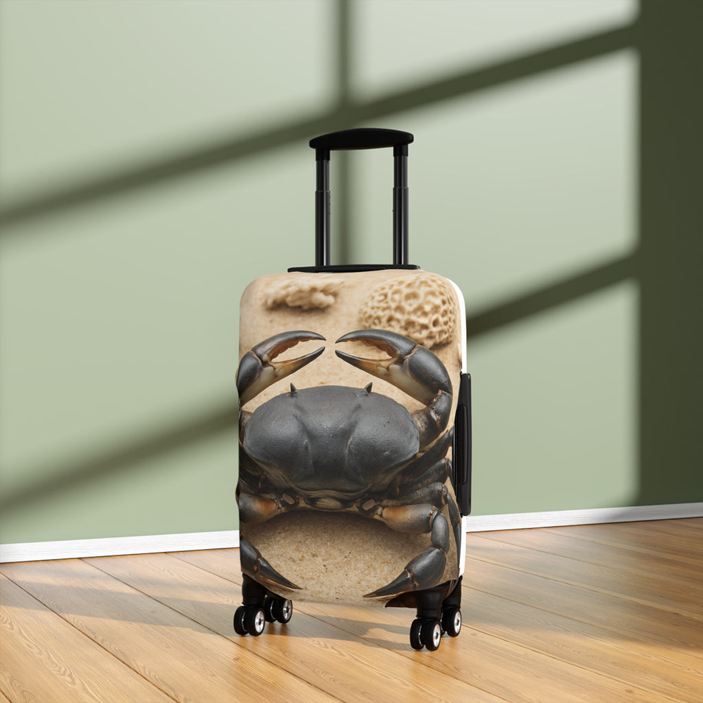 Sand Crab Luggage Cover | Beach Travel Suitcase Protector