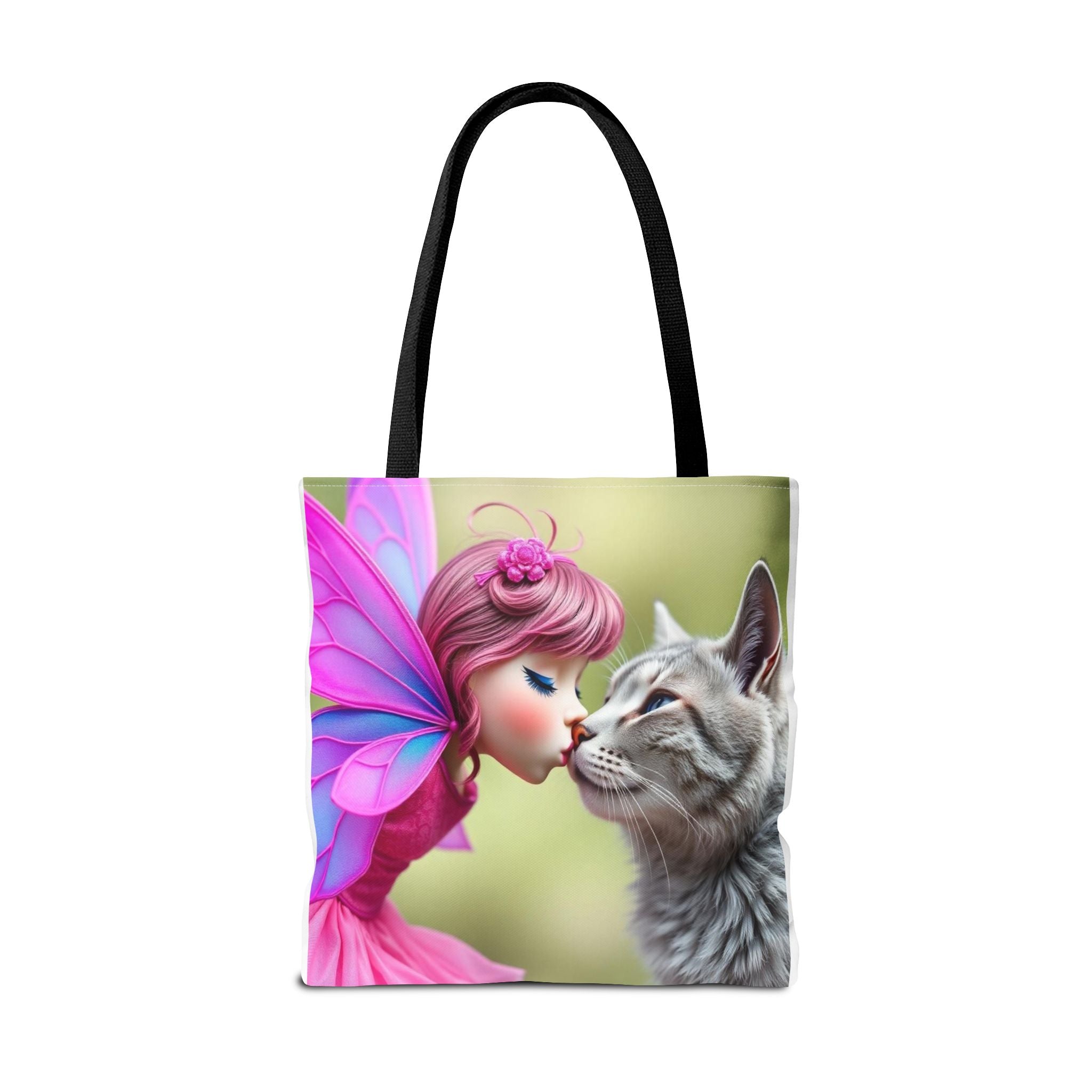 Magical Fairy Cat Tote Bag — Fairy Cat Art Tote