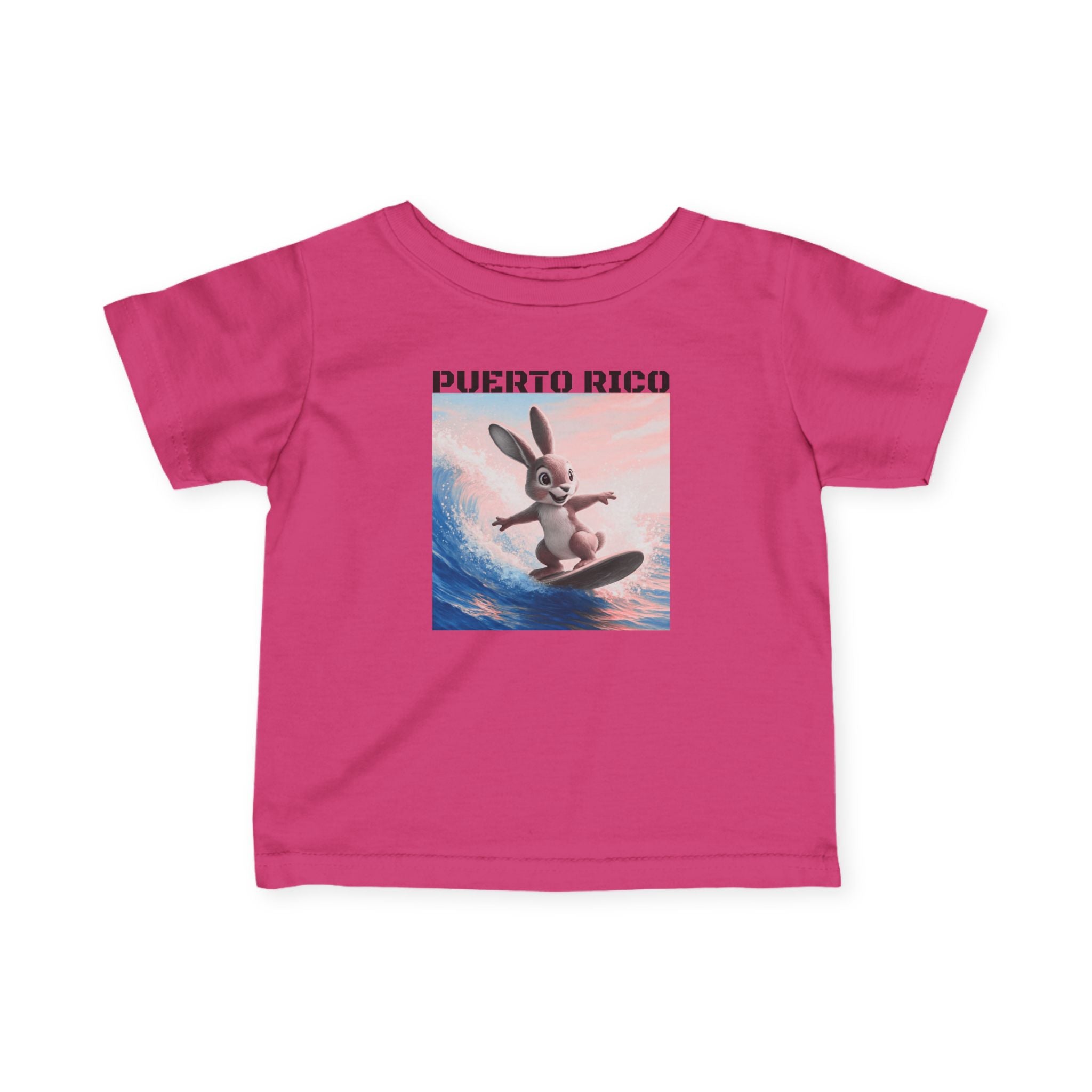 Infant Tee — Surfing Bunny Puerto Rico T-Shirt