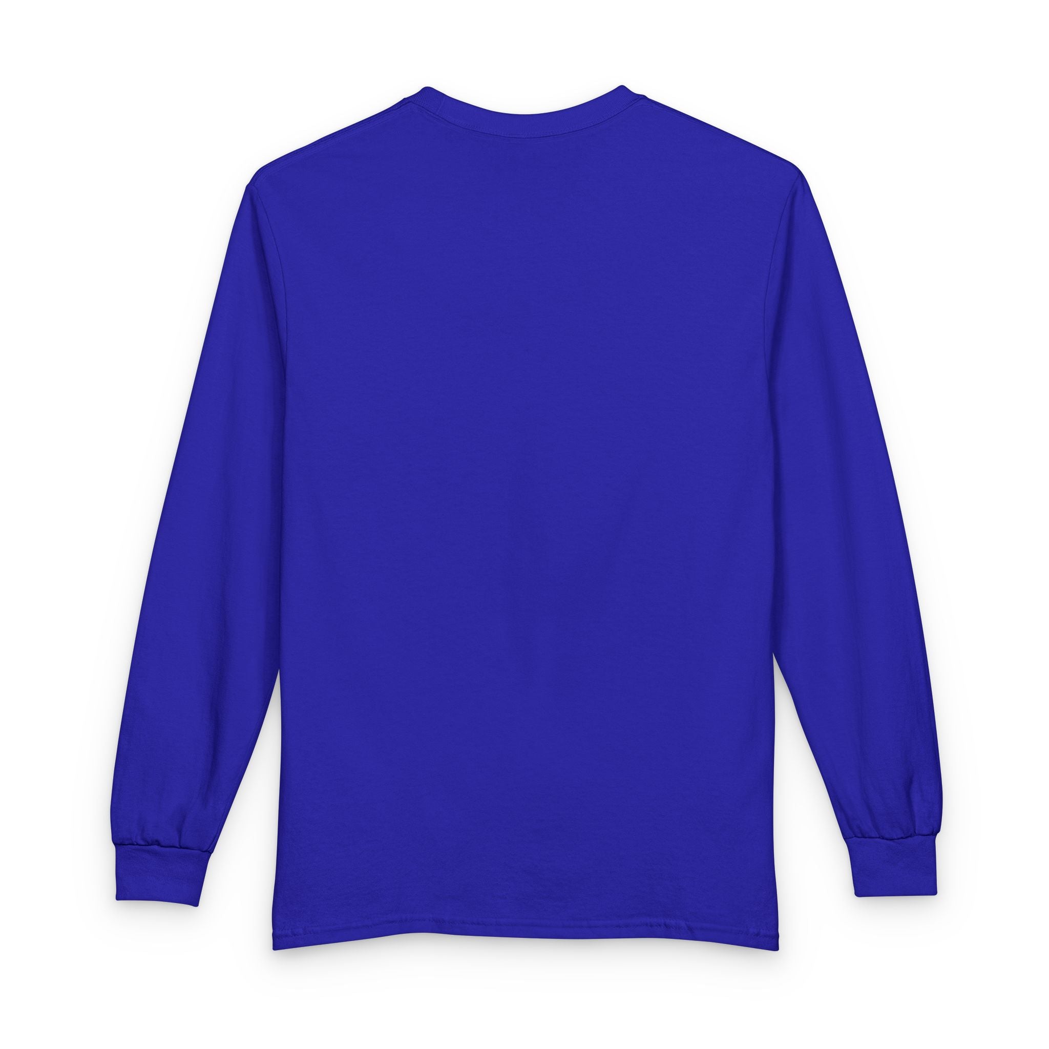 Red, White and "Azure" Blue Hibiscus Long Sleeve T-Shirt | Puerto Rico Love