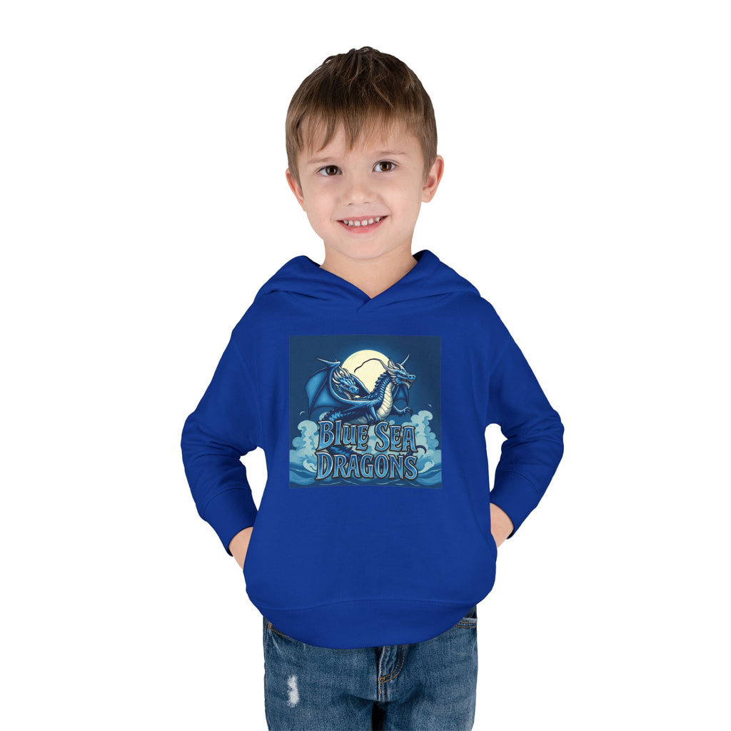 Toddler Hoodie - Blue Sea Adventures Nautical Sailboat Fleece Pullover