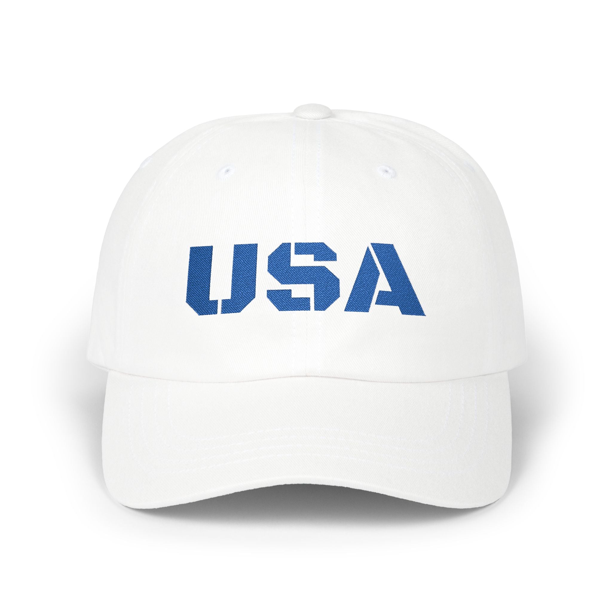 USA Distressed Classic Dad Cap — Patriotic USA Baseball Hat