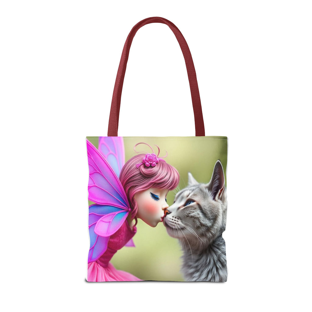 Magical Fairy Cat Tote Bag — Fairy Cat Art Tote