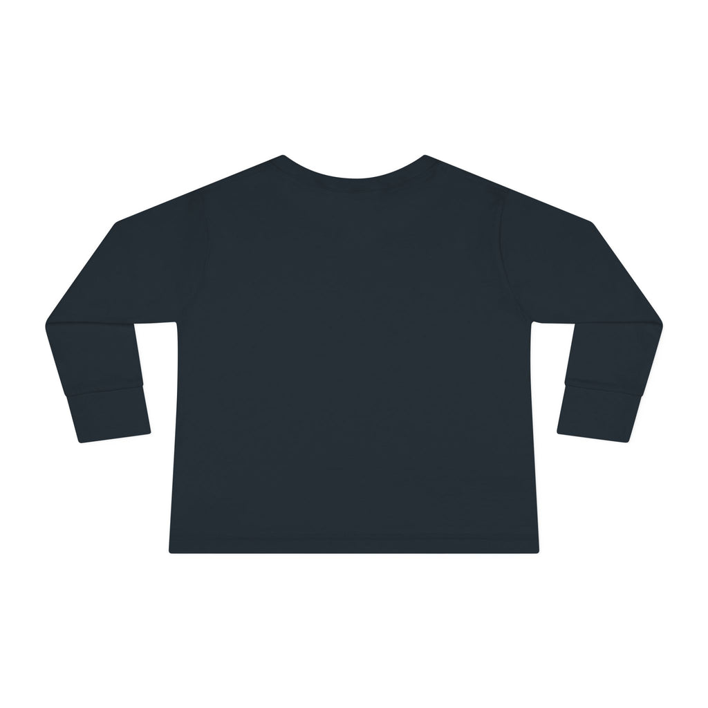 Toddler Long Sleeve Tee — Spring Cat and Dog Graphic