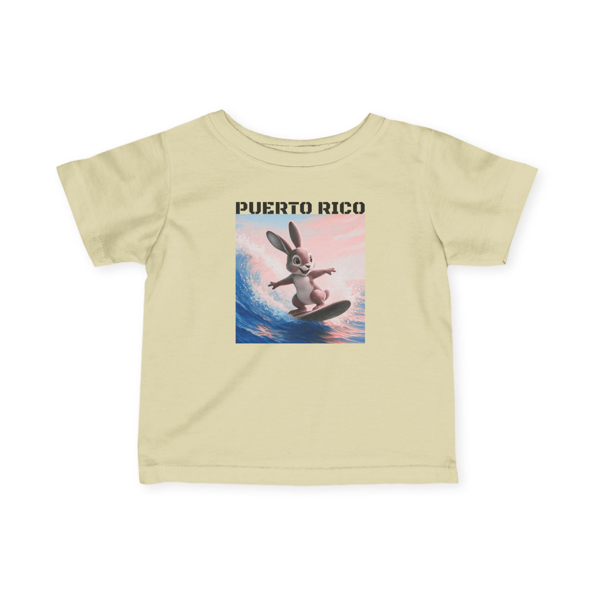 Infant Tee — Surfing Bunny Puerto Rico T-Shirt