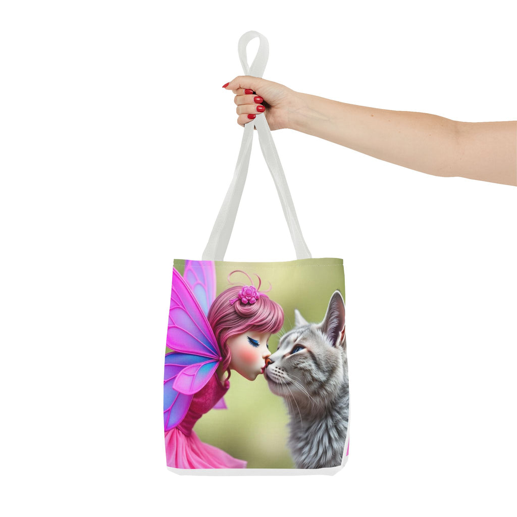 Magical Fairy Cat Tote Bag — Fairy Cat Art Tote