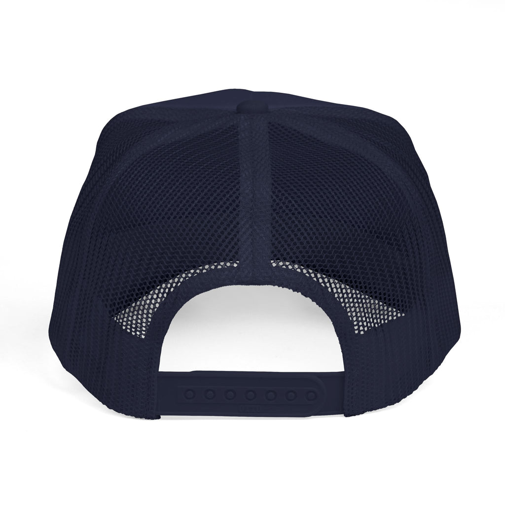 Embroidered Puerto Rico / Crab Trucker Hat — Coastal Mesh Foam Cap