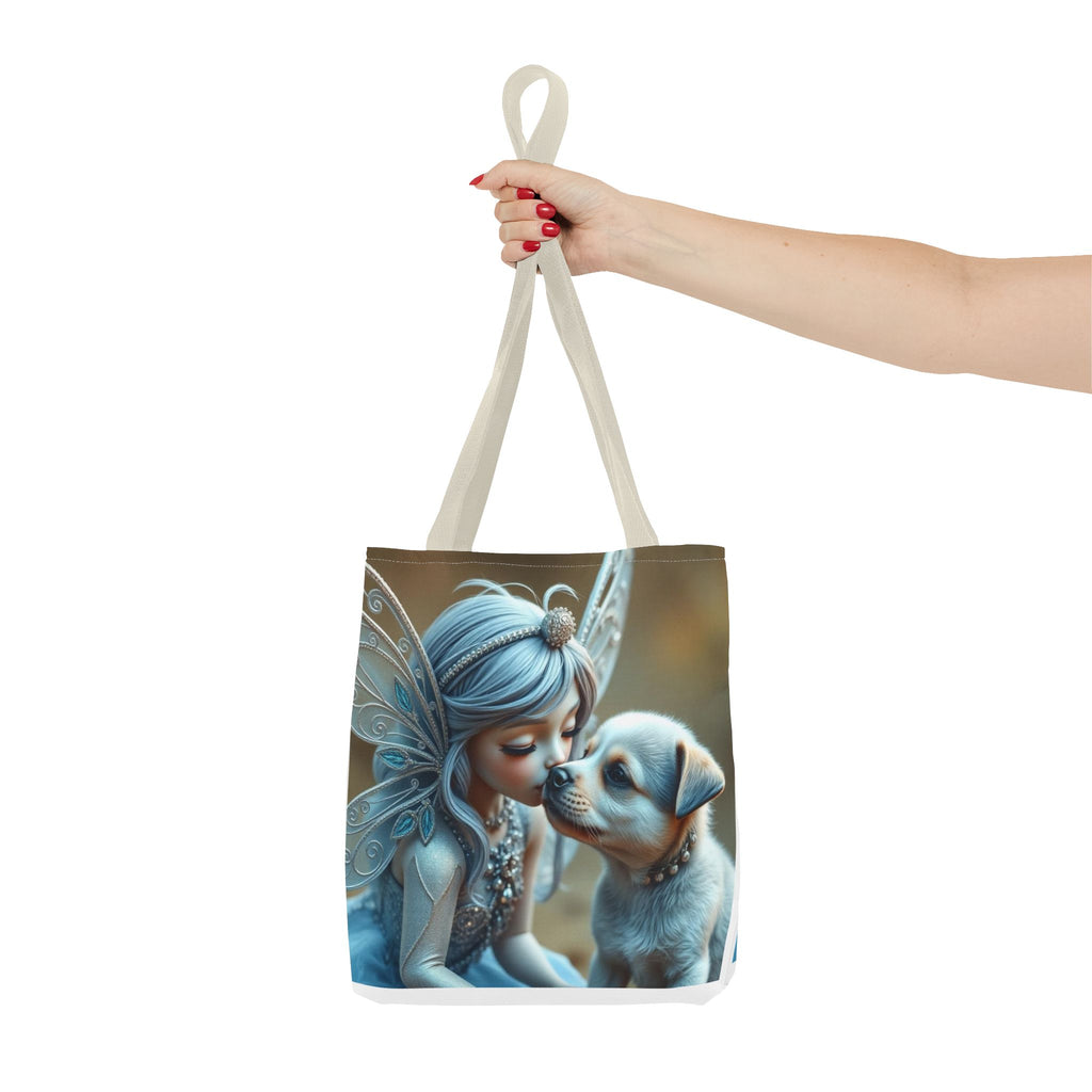 Magical Fairy Puppy Tote Bag – Fairy Portrait All-Over Print
