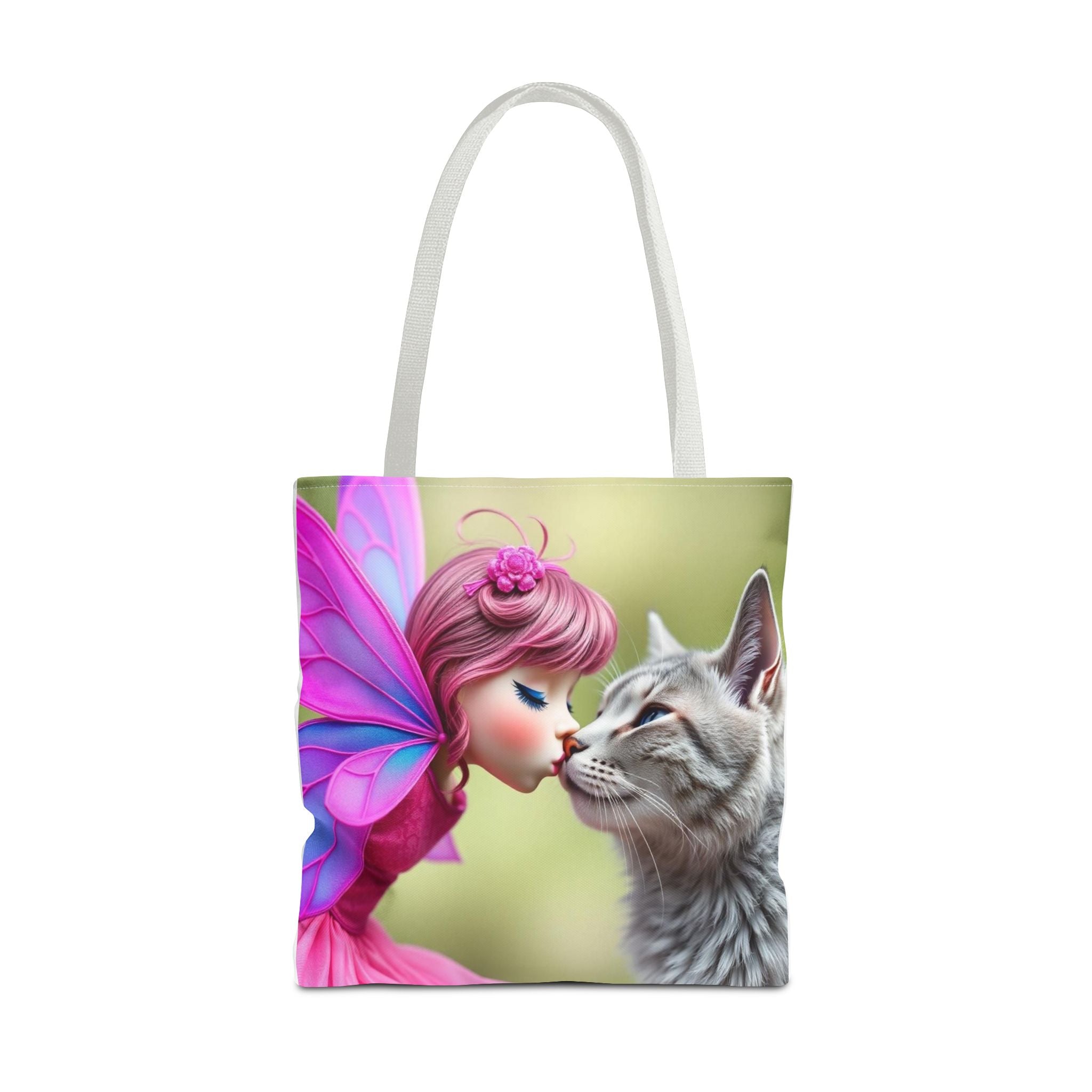 Magical Fairy Cat Tote Bag — Fairy Cat Art Tote