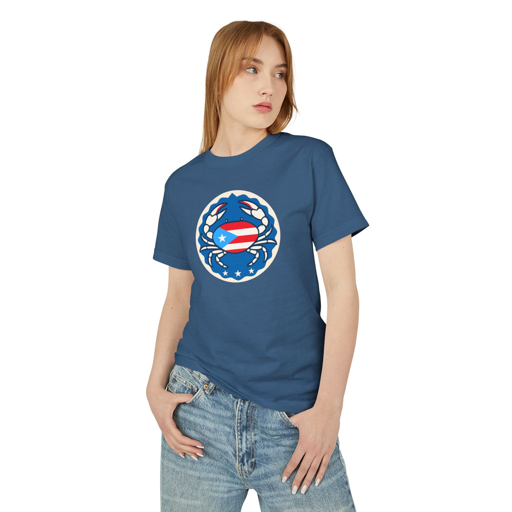 Puerto Rico Crab T-Shirt | Puerto Rican Flag Cangrejo Tee, Island Tee
