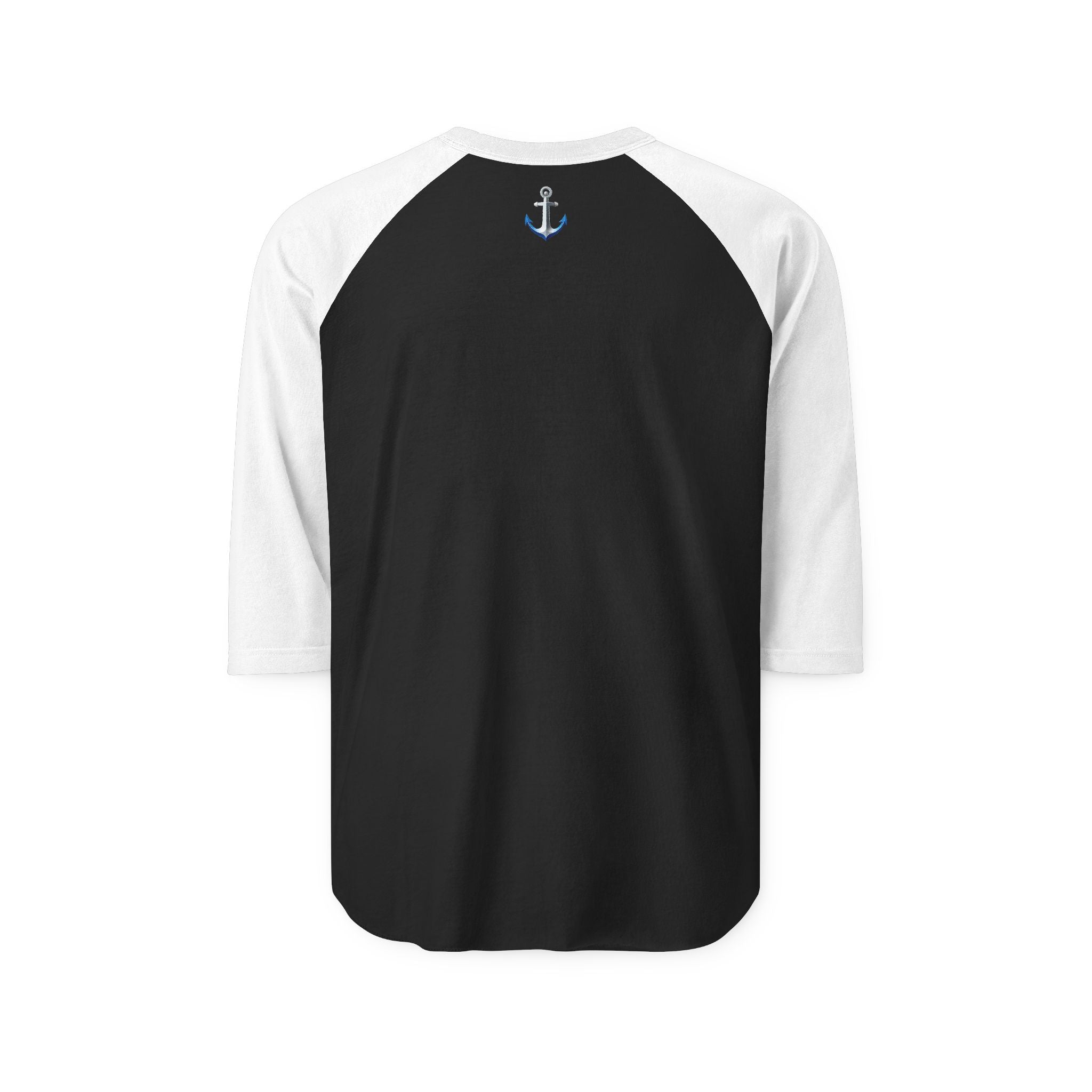 Puerto Rico Anchor Raglan Shirt — Nautical Baseball Tee