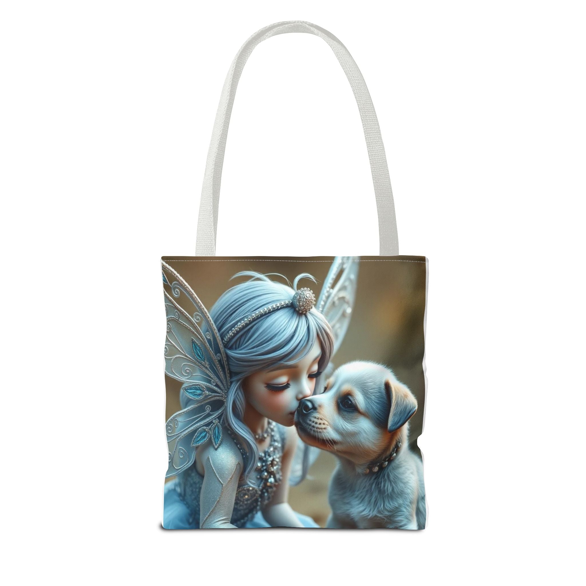 Magical Fairy Puppy Tote Bag – Fairy Portrait All-Over Print