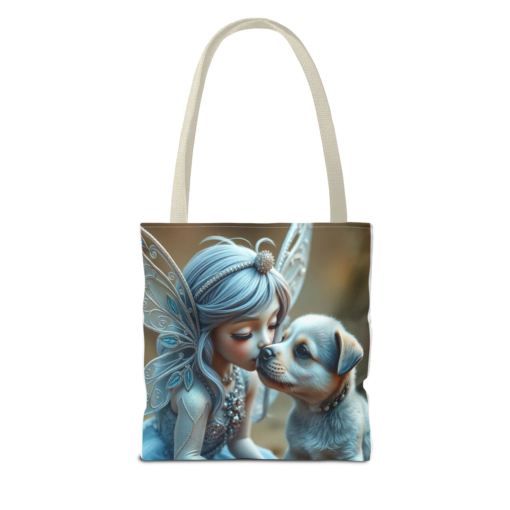 Magical Fairy Puppy Tote Bag – Fairy Portrait All-Over Print