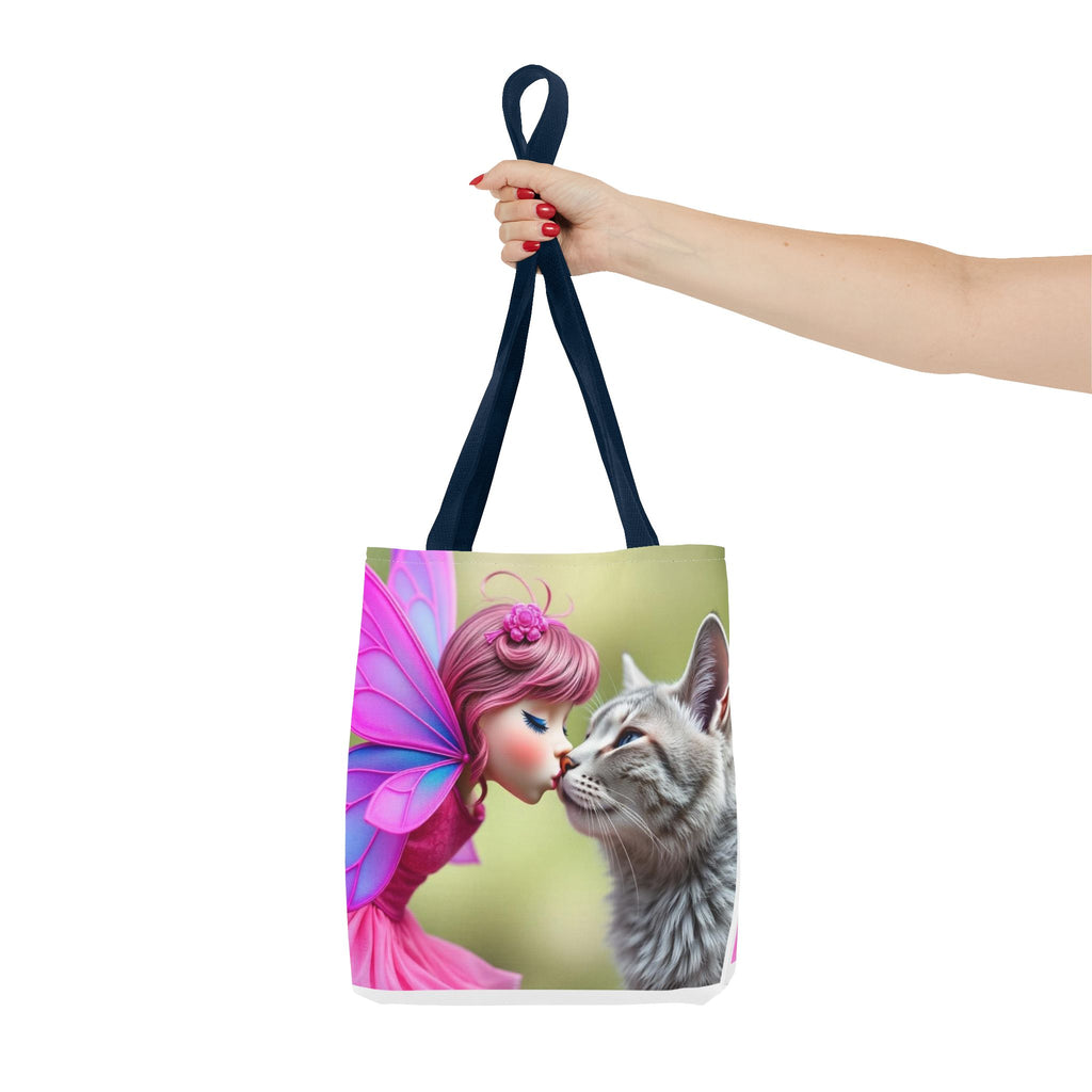 Magical Fairy Cat Tote Bag — Fairy Cat Art Tote