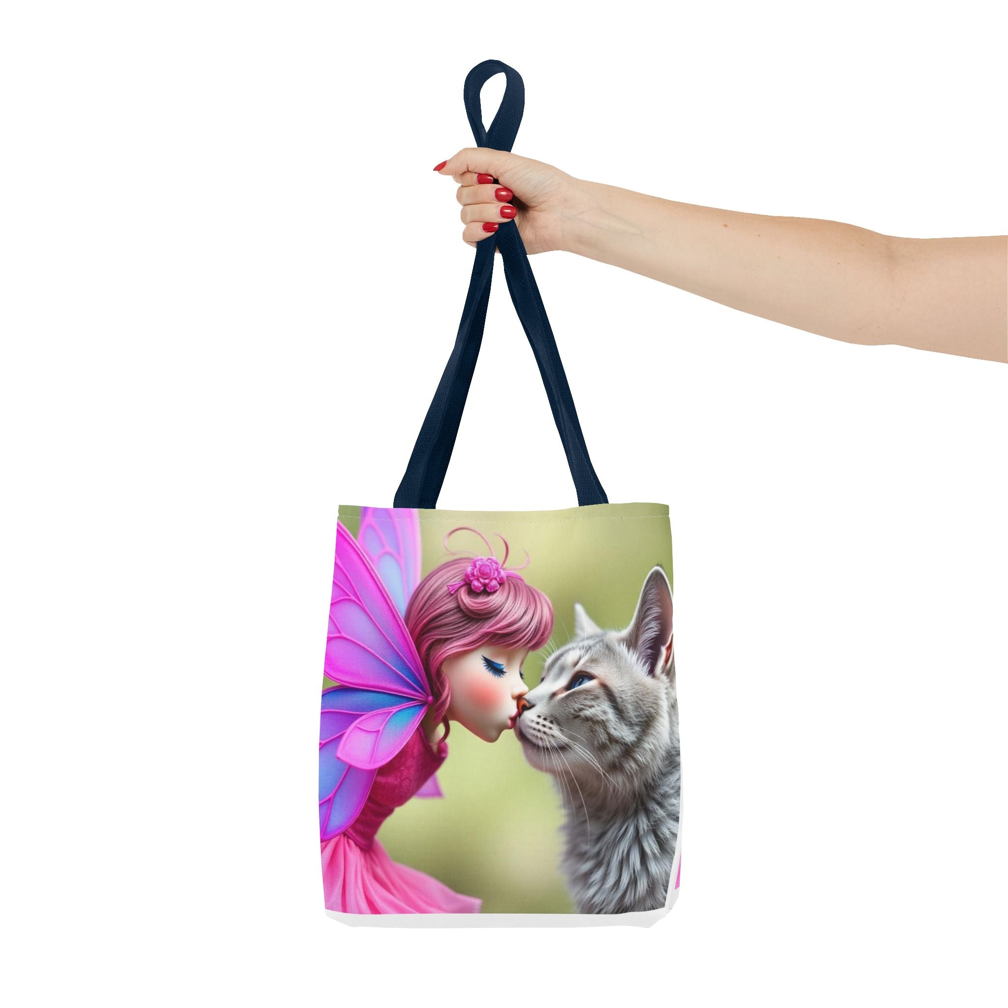 Magical Fairy Cat Tote Bag — Fairy Cat Art Tote