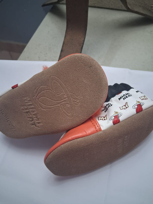 Baby / Toddler Soft Soled Basketball Orange 12-18 months