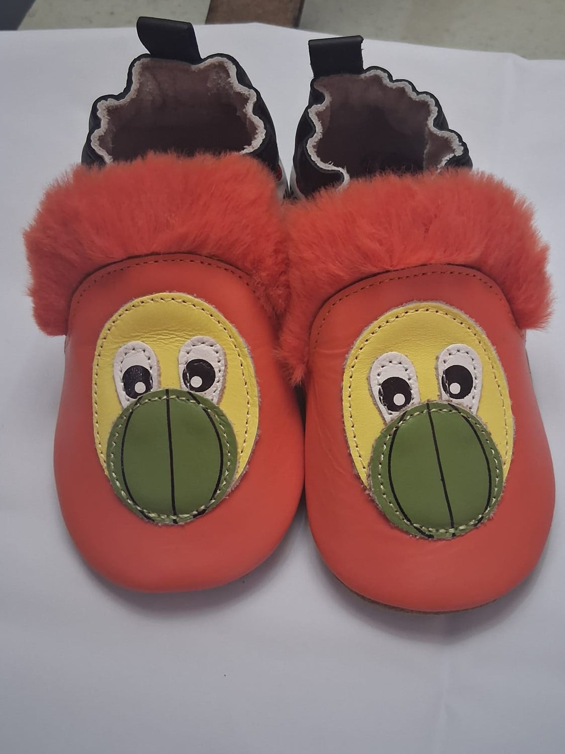 Baby / Toddler Soft Soled Basketball Orange 12-18 months